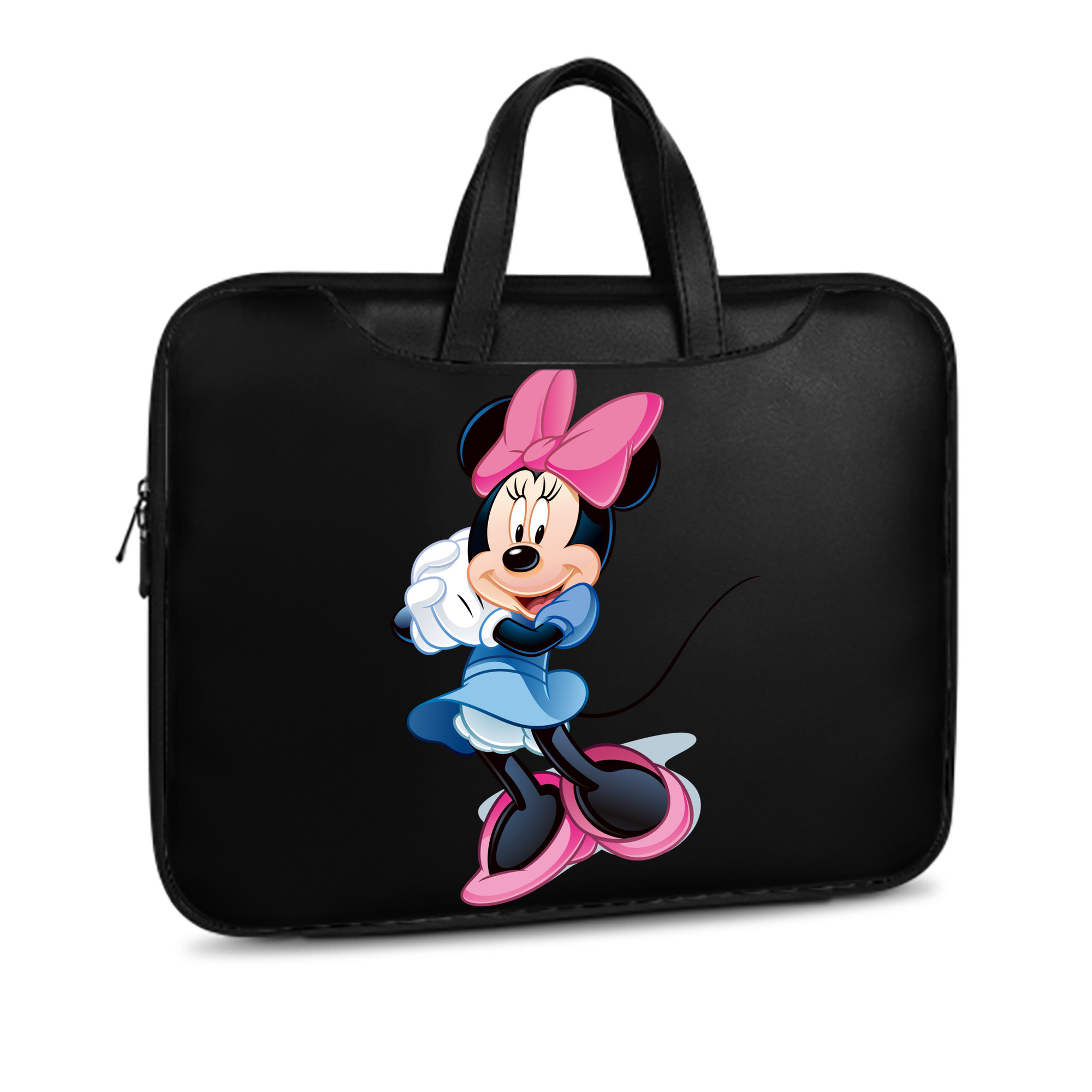 （画像用） ミッキーマウス Mickey Mouse レザーラップトップバッグ　ノートパソコンケース