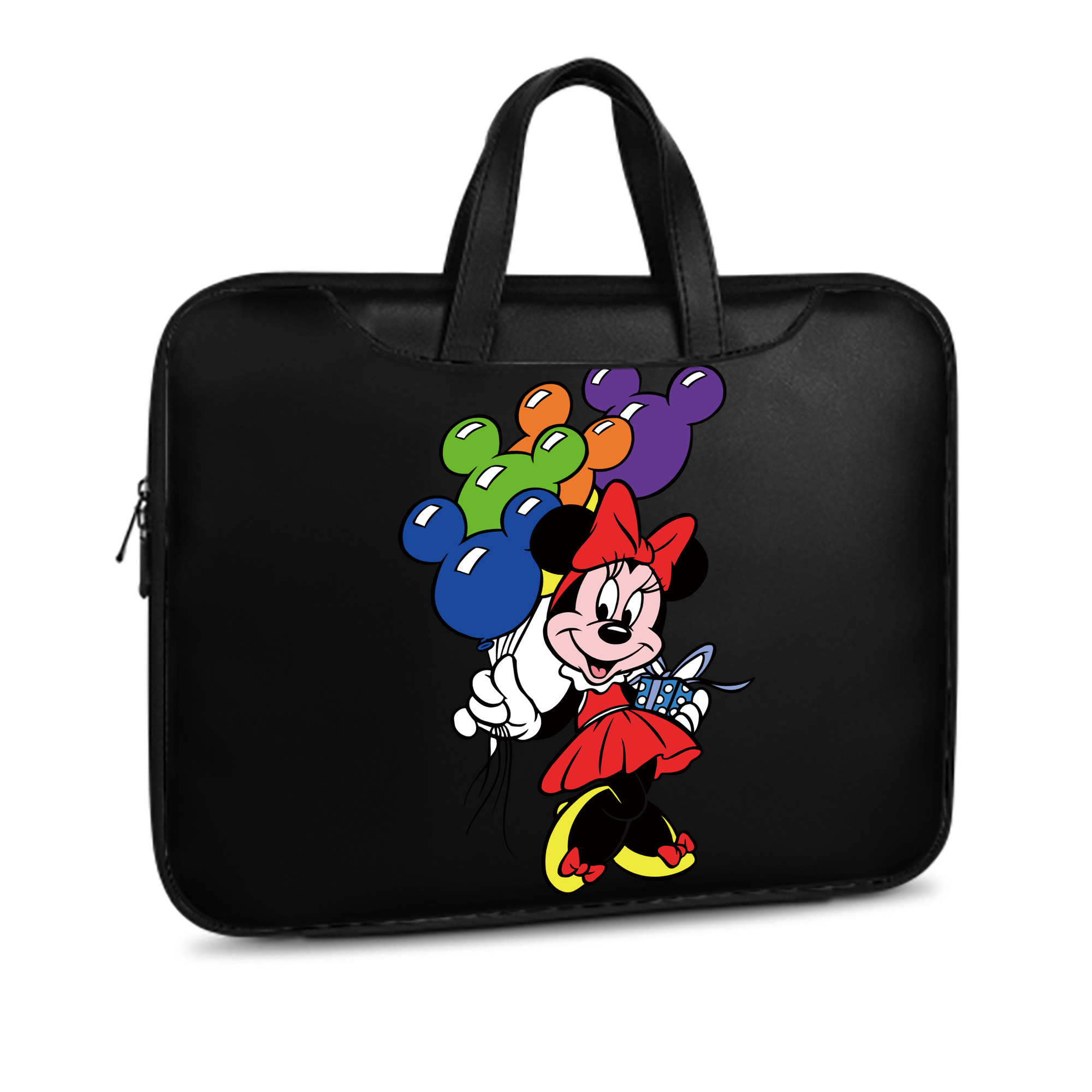 （画像用） ミッキーマウス Mickey Mouse レザーラップトップバッグ　ノートパソコンケース