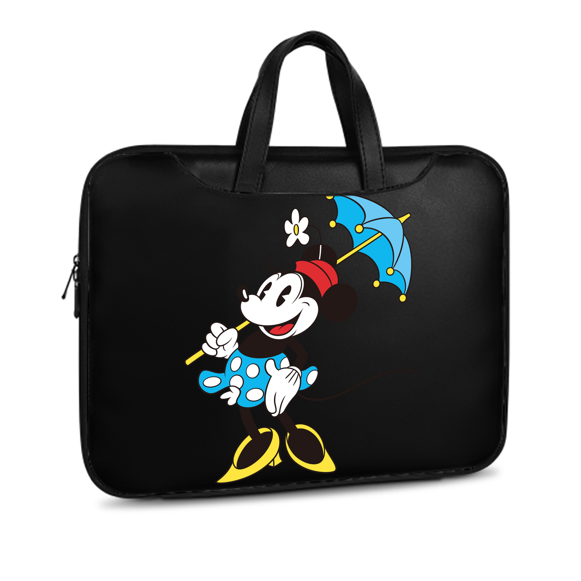 ミッキーマウス Mickey Mouse レザーラップトップバッグ　ノートパソコンケース