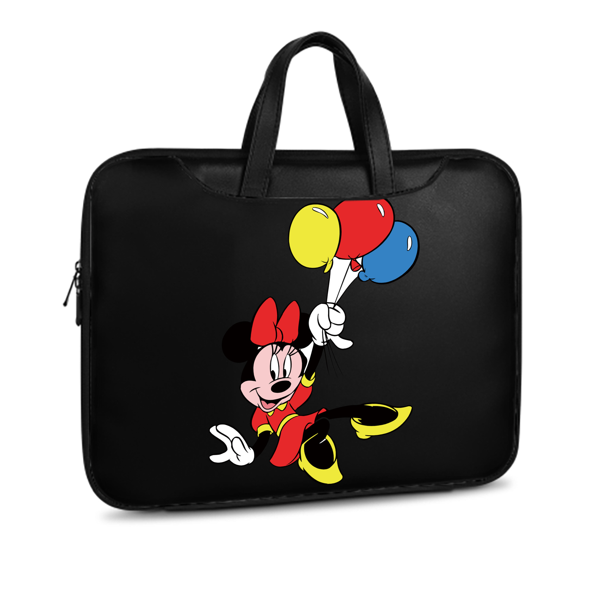 （画像用） ミッキーマウス Mickey Mouse レザーラップトップバッグ　ノートパソコンケース