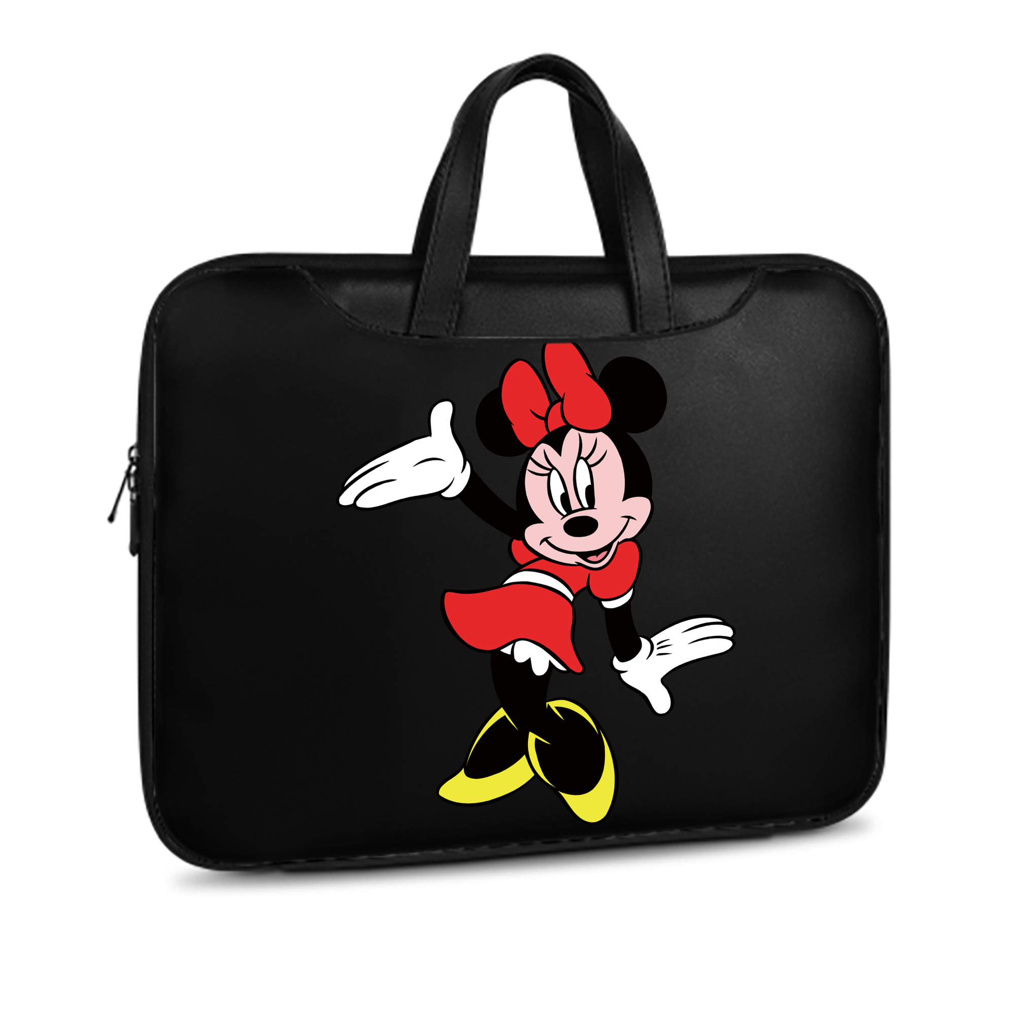 ミッキーマウス Mickey Mouse レザーラップトップバッグ　ノートパソコンケース