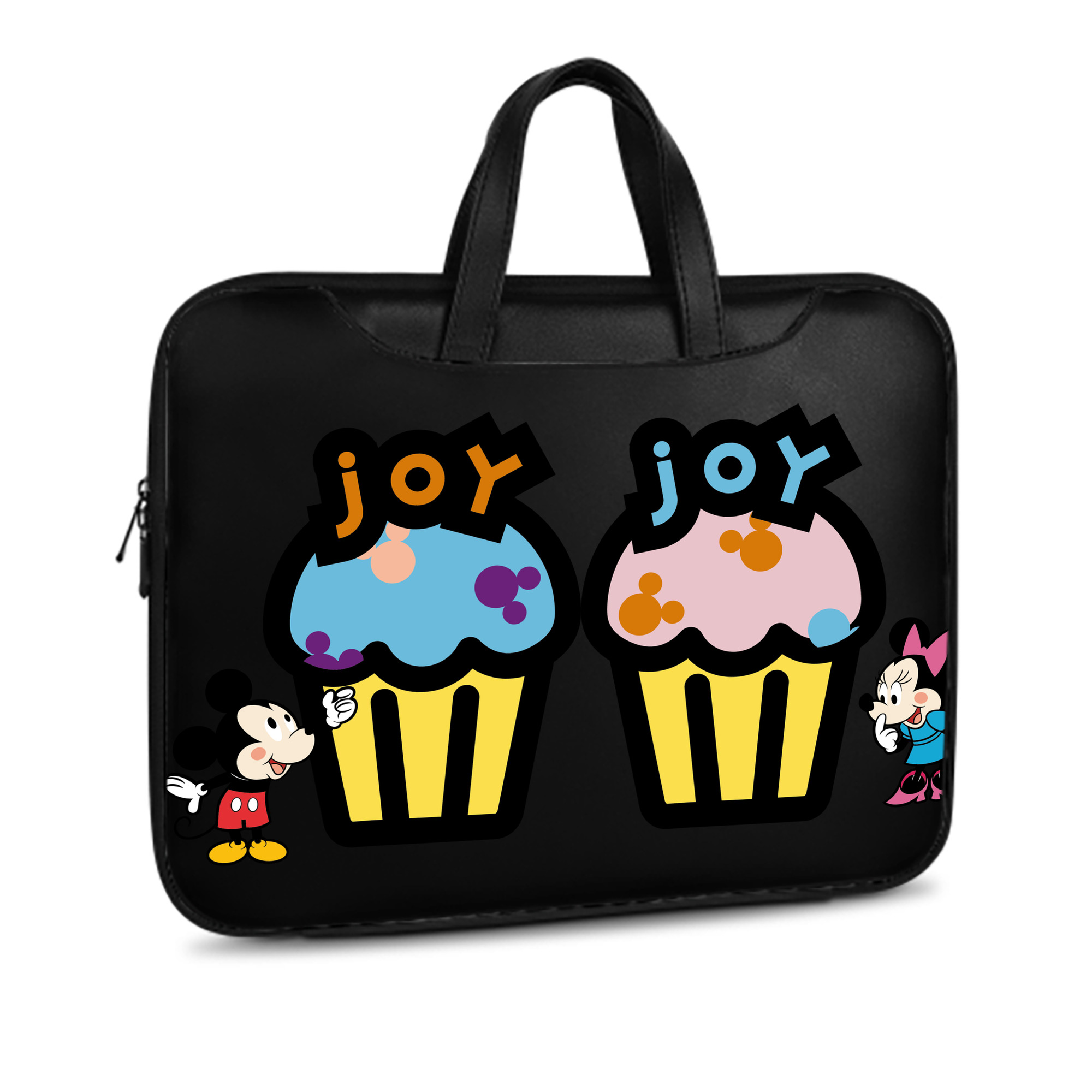 ミッキーマウス Mickey Mouse レザーラップトップバッグ　ノートパソコンケース