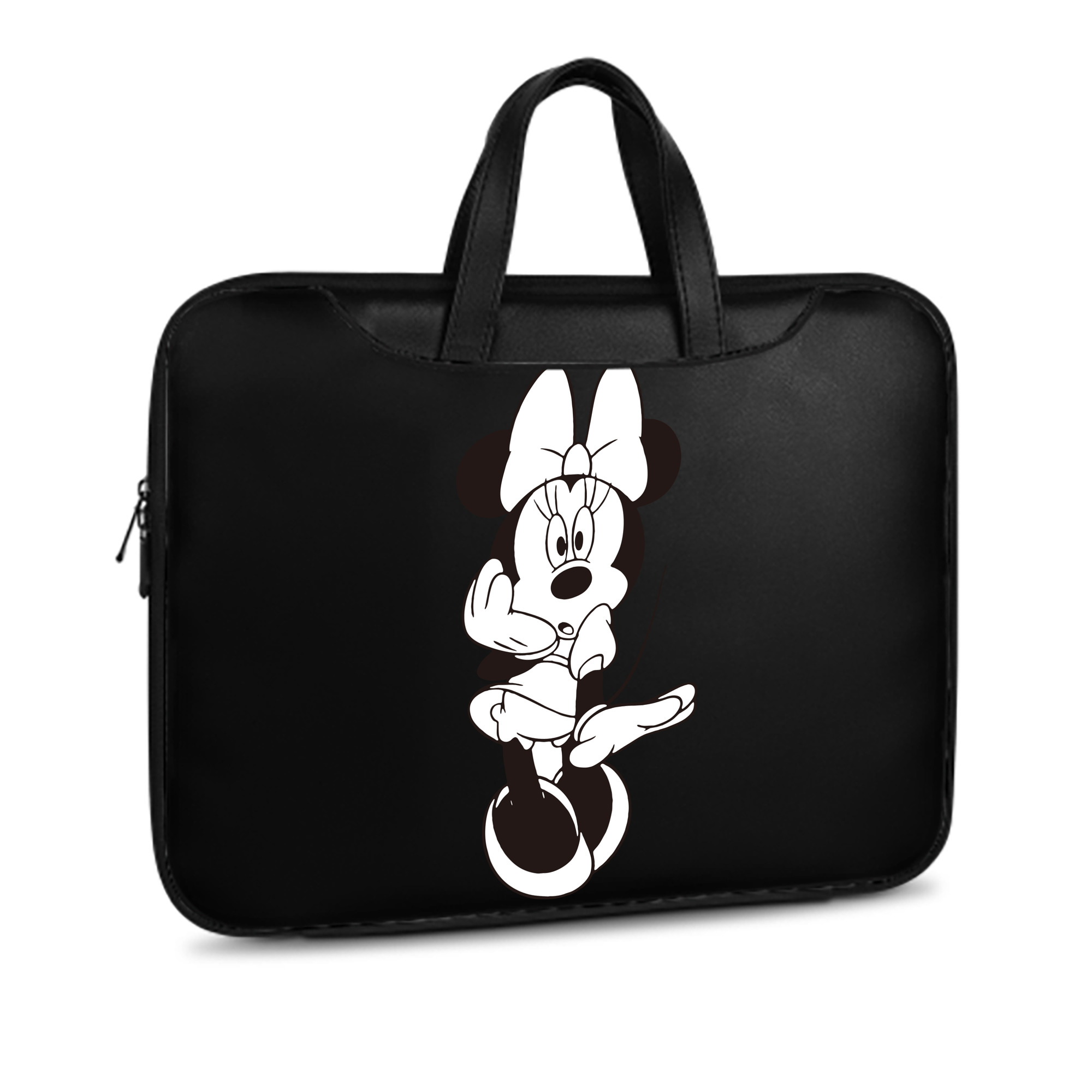 ミッキーマウス Mickey Mouse レザーラップトップバッグ　ノートパソコンケース