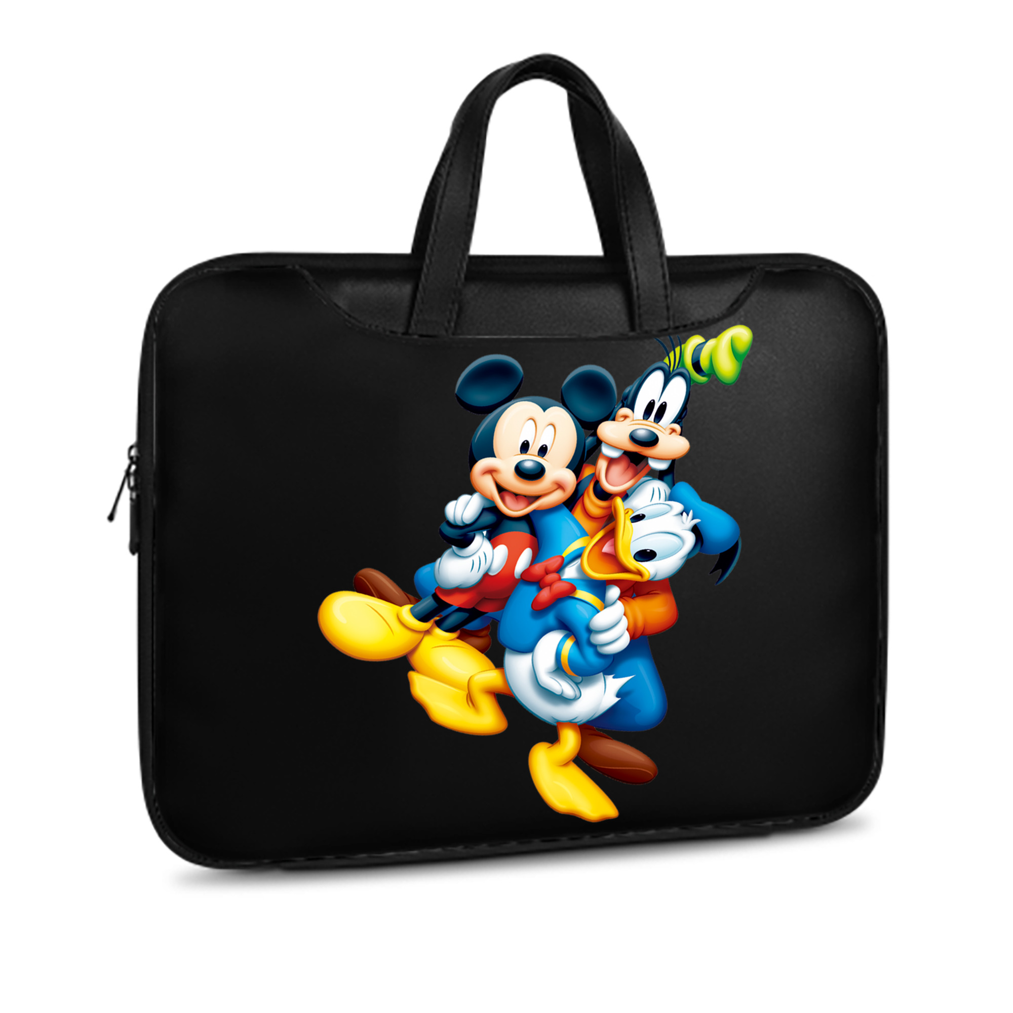 ミッキーマウス Mickey Mouse レザーラップトップバッグ　ノートパソコンケース