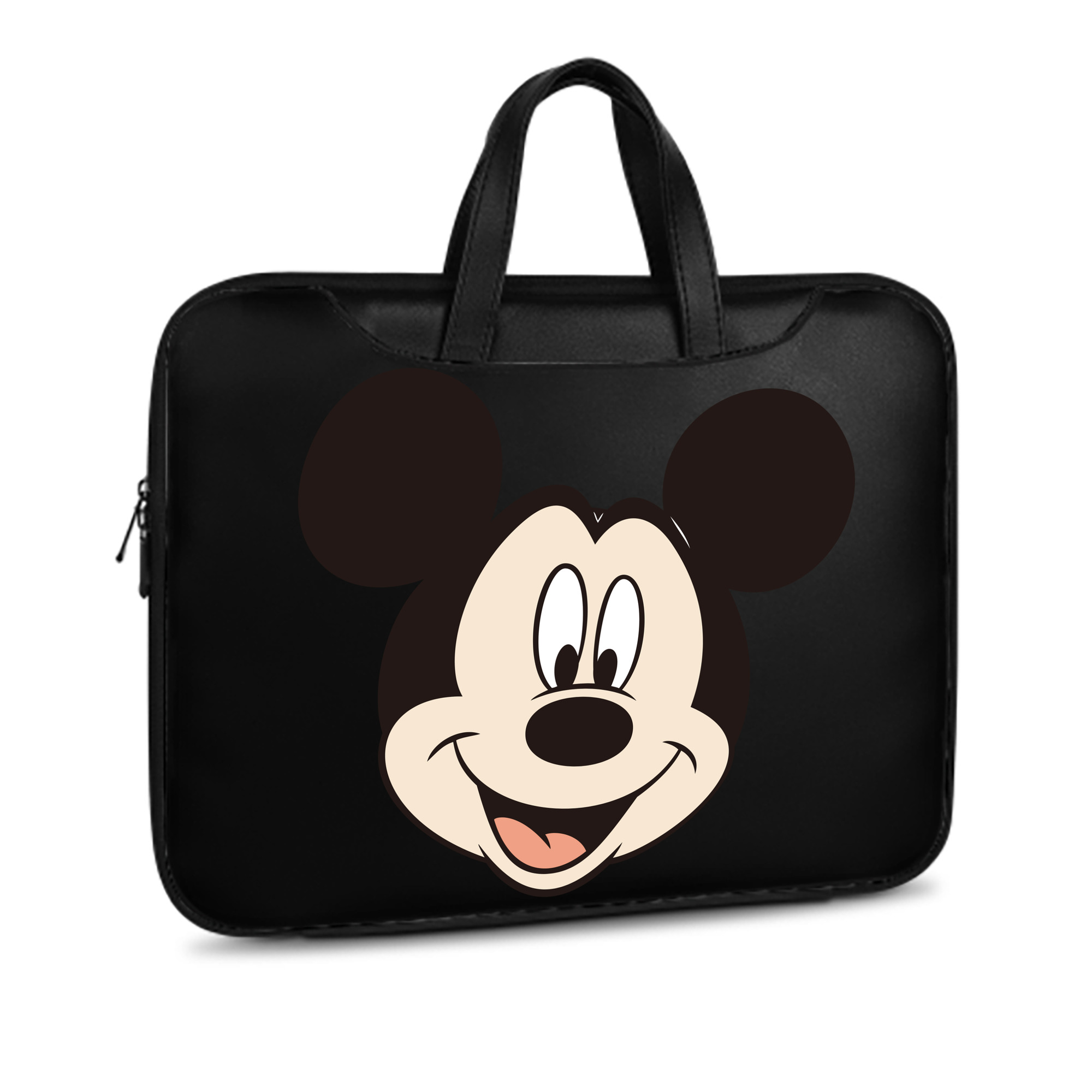 ミッキーマウス Mickey Mouse レザーラップトップバッグ　ノートパソコンケース