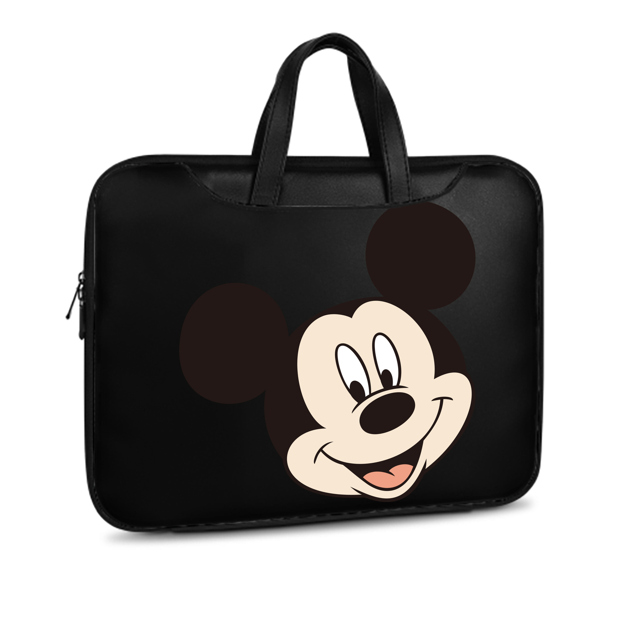 ミッキーマウス Mickey Mouse レザーラップトップバッグ　ノートパソコンケース