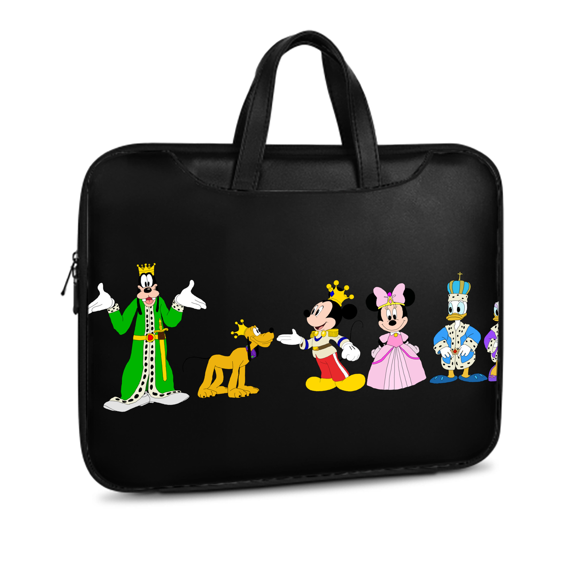 ミッキーマウス Mickey Mouse レザーラップトップバッグ　ノートパソコンケース