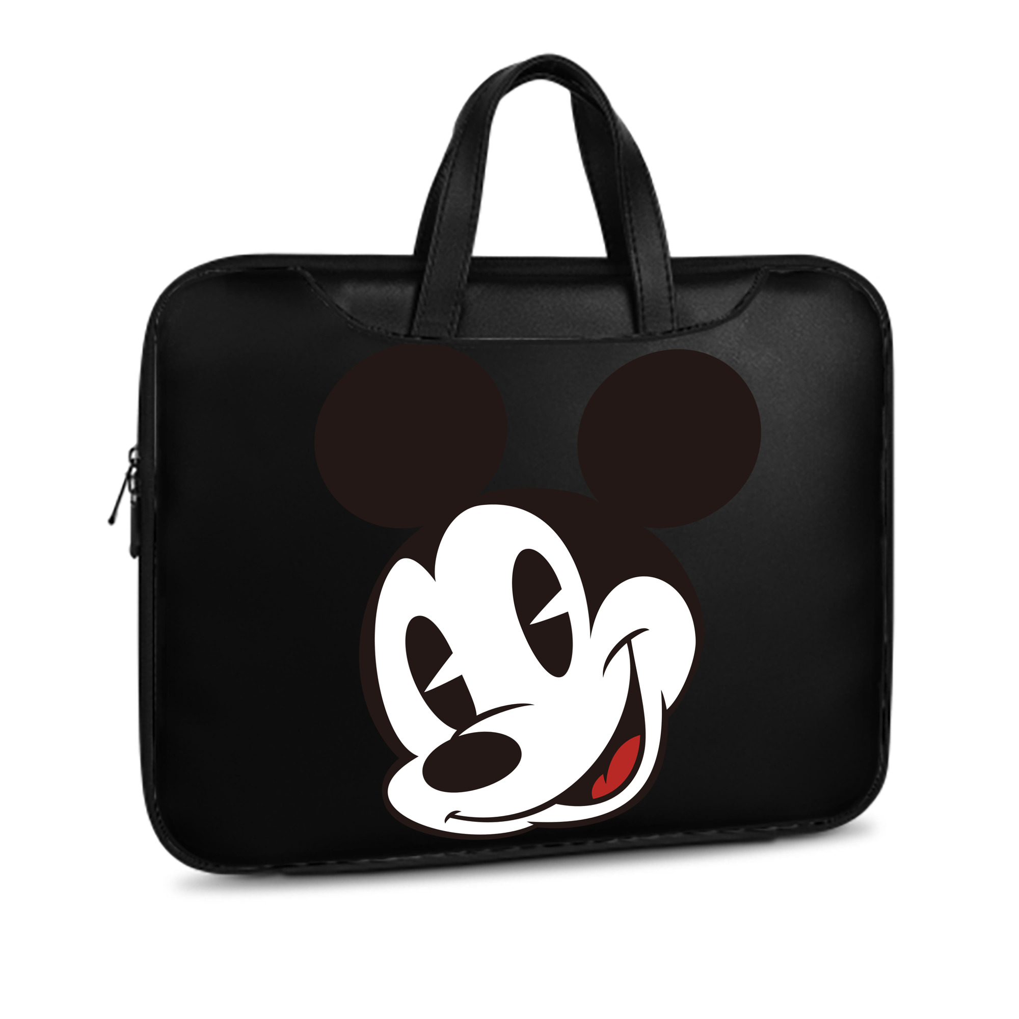 ミッキーマウス Mickey Mouse レザーラップトップバッグ　ノートパソコンケース