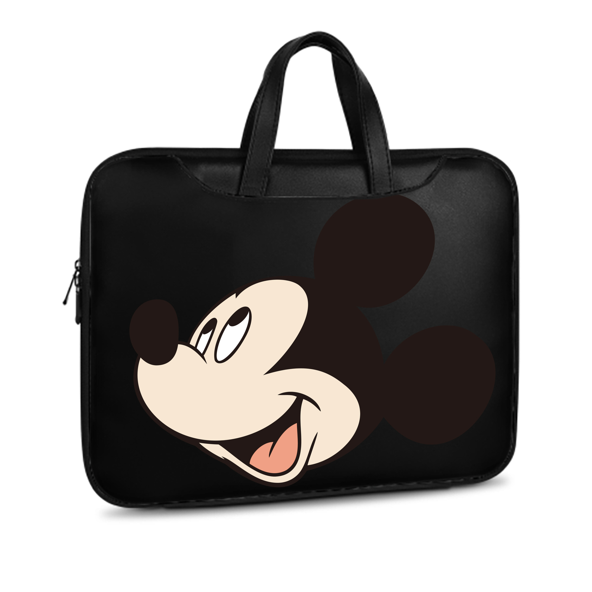 ミッキーマウス Mickey Mouse レザーラップトップバッグ　ノートパソコンケース