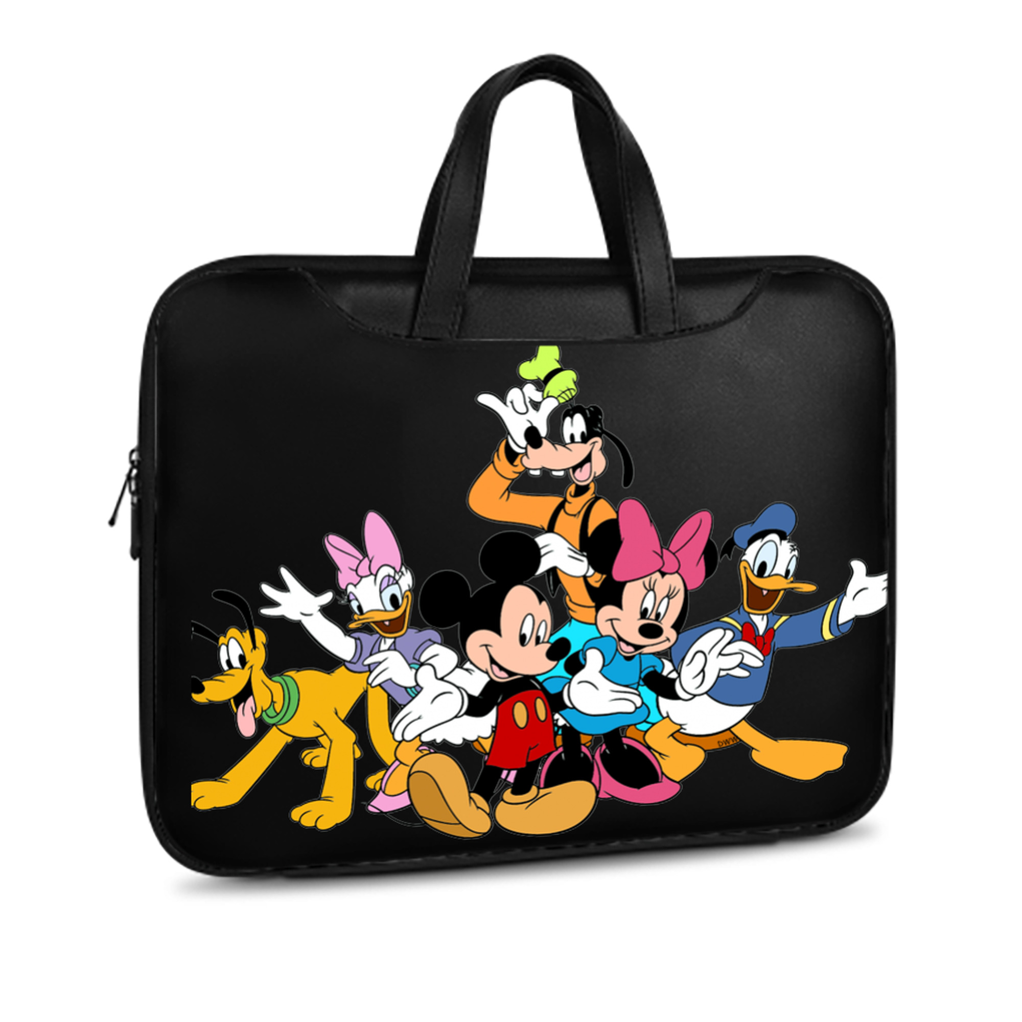 ミッキーマウス Mickey Mouse レザーラップトップバッグ　ノートパソコンケース