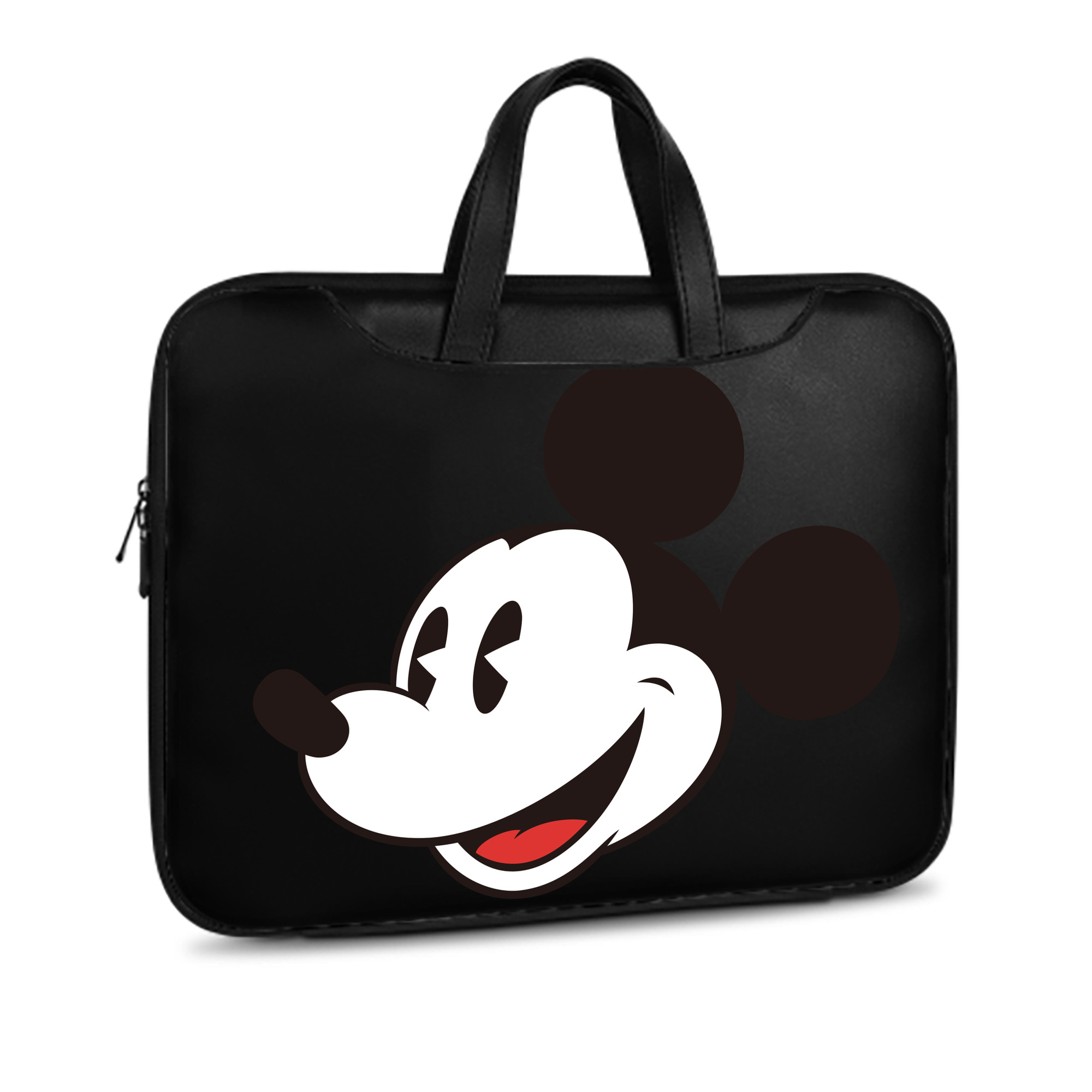 ミッキーマウス Mickey Mouse レザーラップトップバッグ　ノートパソコンケース