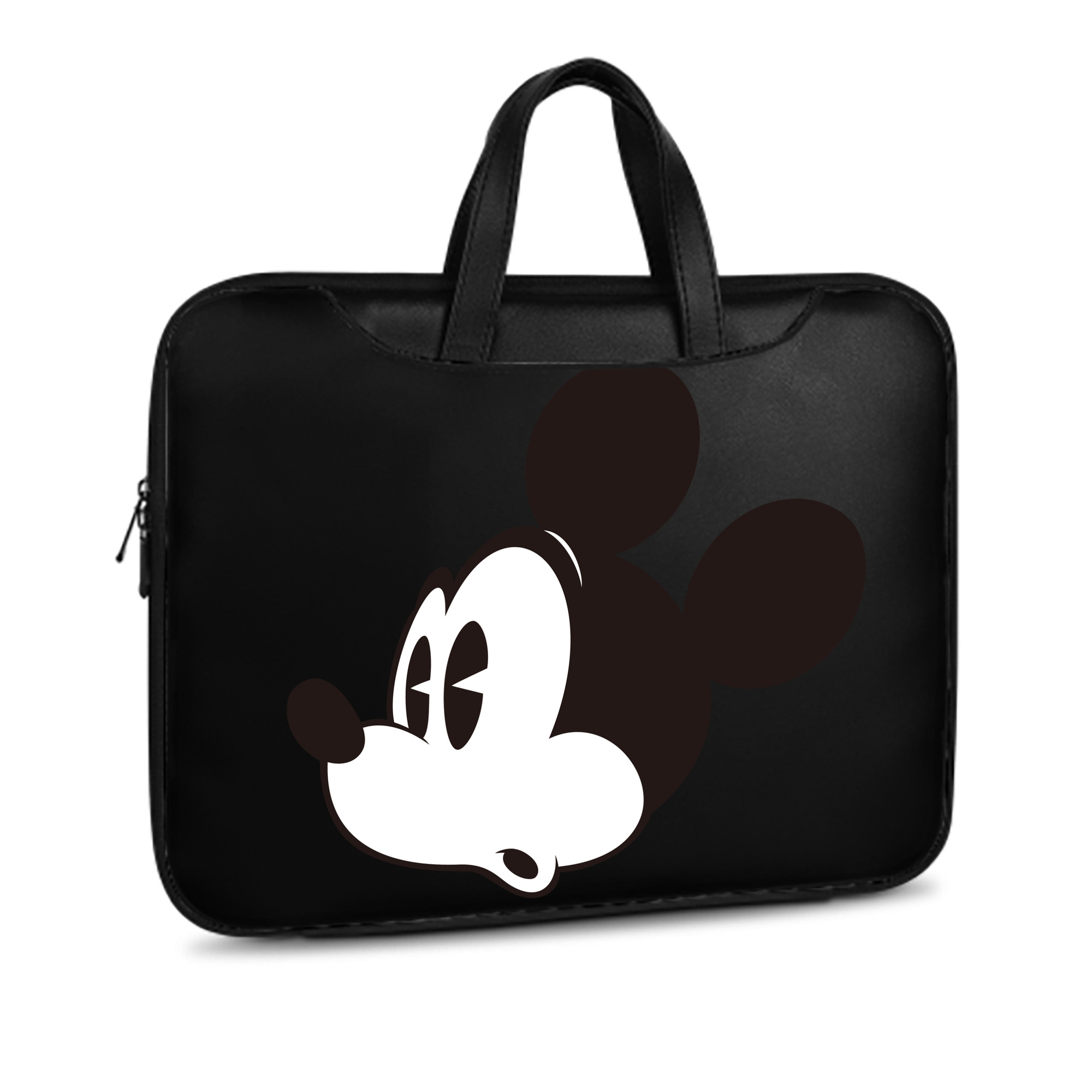 ミッキーマウス Mickey Mouse レザーラップトップバッグ　ノートパソコンケース