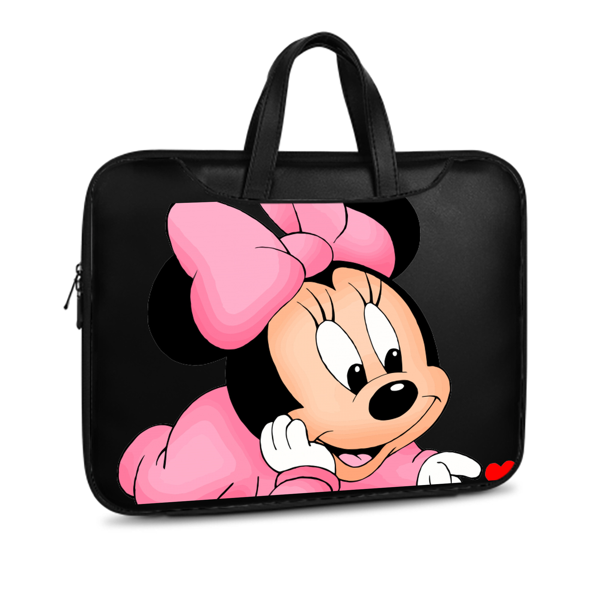 ミッキーマウス Mickey Mouse レザーラップトップバッグ　ノートパソコンケース
