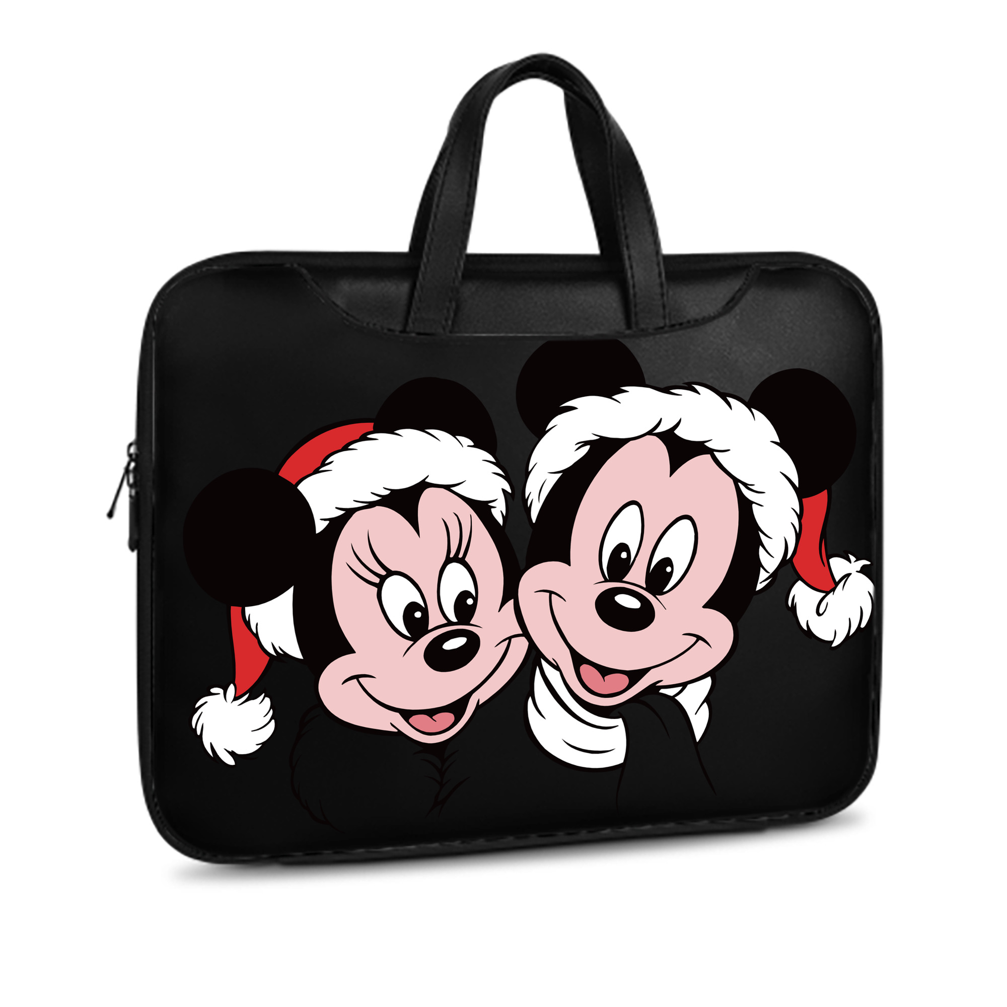 （画像用） ミッキーマウス Mickey Mouse レザーラップトップバッグ　ノートパソコンケース