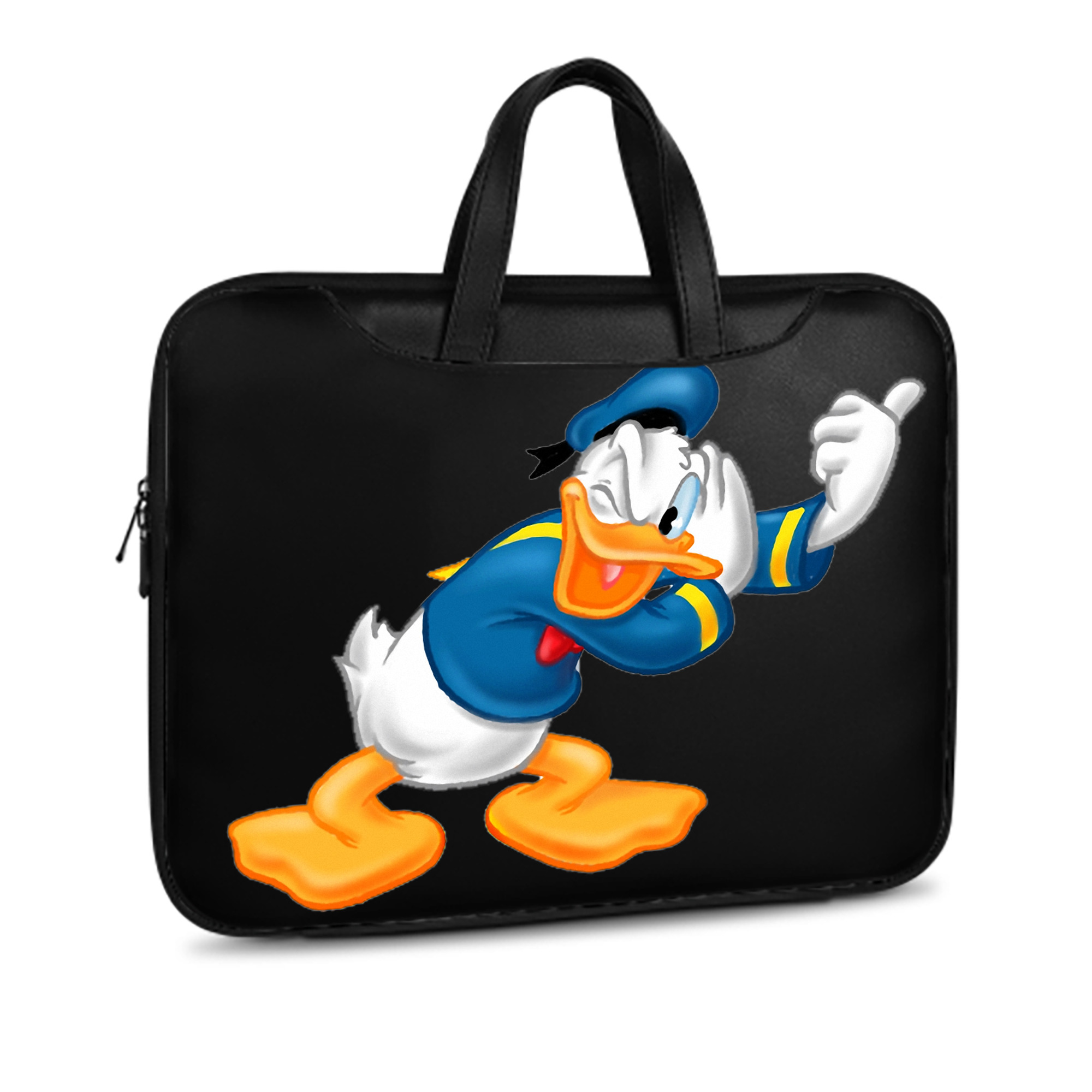 （画像用） ミッキーマウス Mickey Mouse レザーラップトップバッグ　ノートパソコンケース