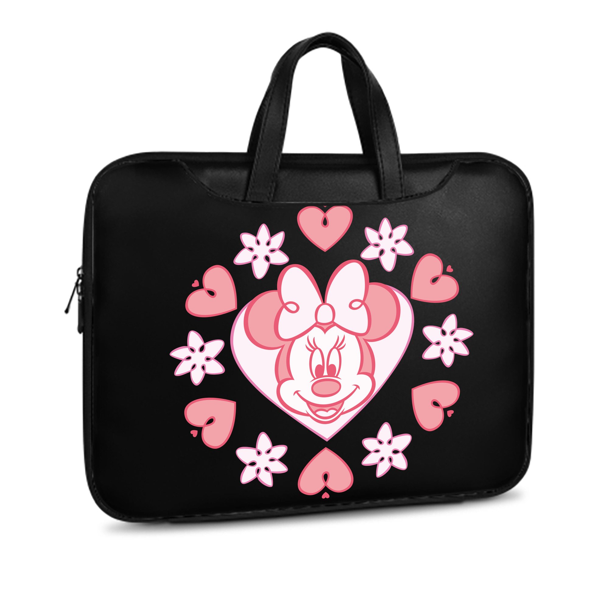 （画像用） ミッキーマウス Mickey Mouse レザーラップトップバッグ　ノートパソコンケース