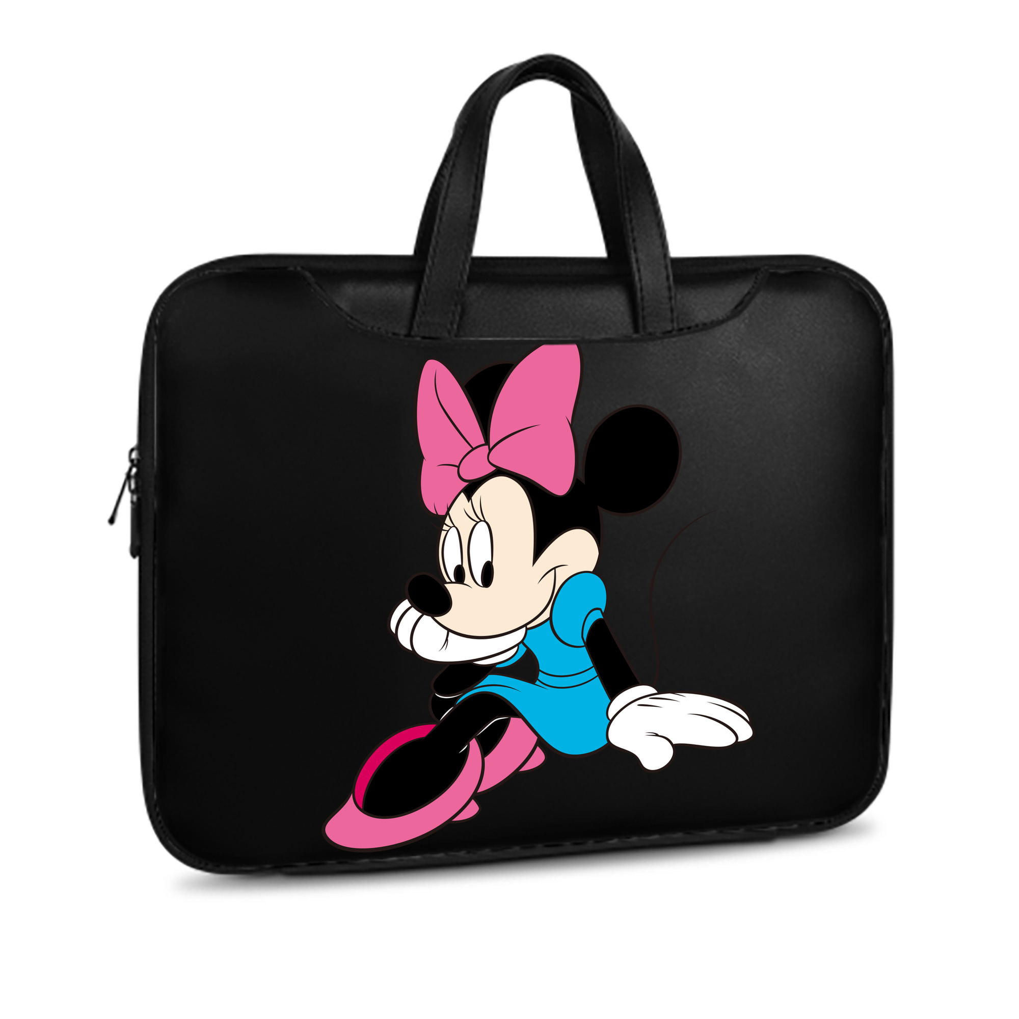 （画像用） ミッキーマウス Mickey Mouse レザーラップトップバッグ　ノートパソコンケース