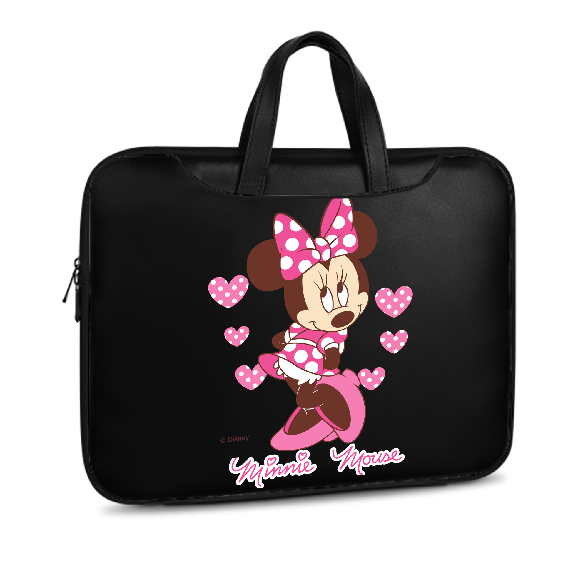 （画像用） ミッキーマウス Mickey Mouse レザーラップトップバッグ　ノートパソコンケース