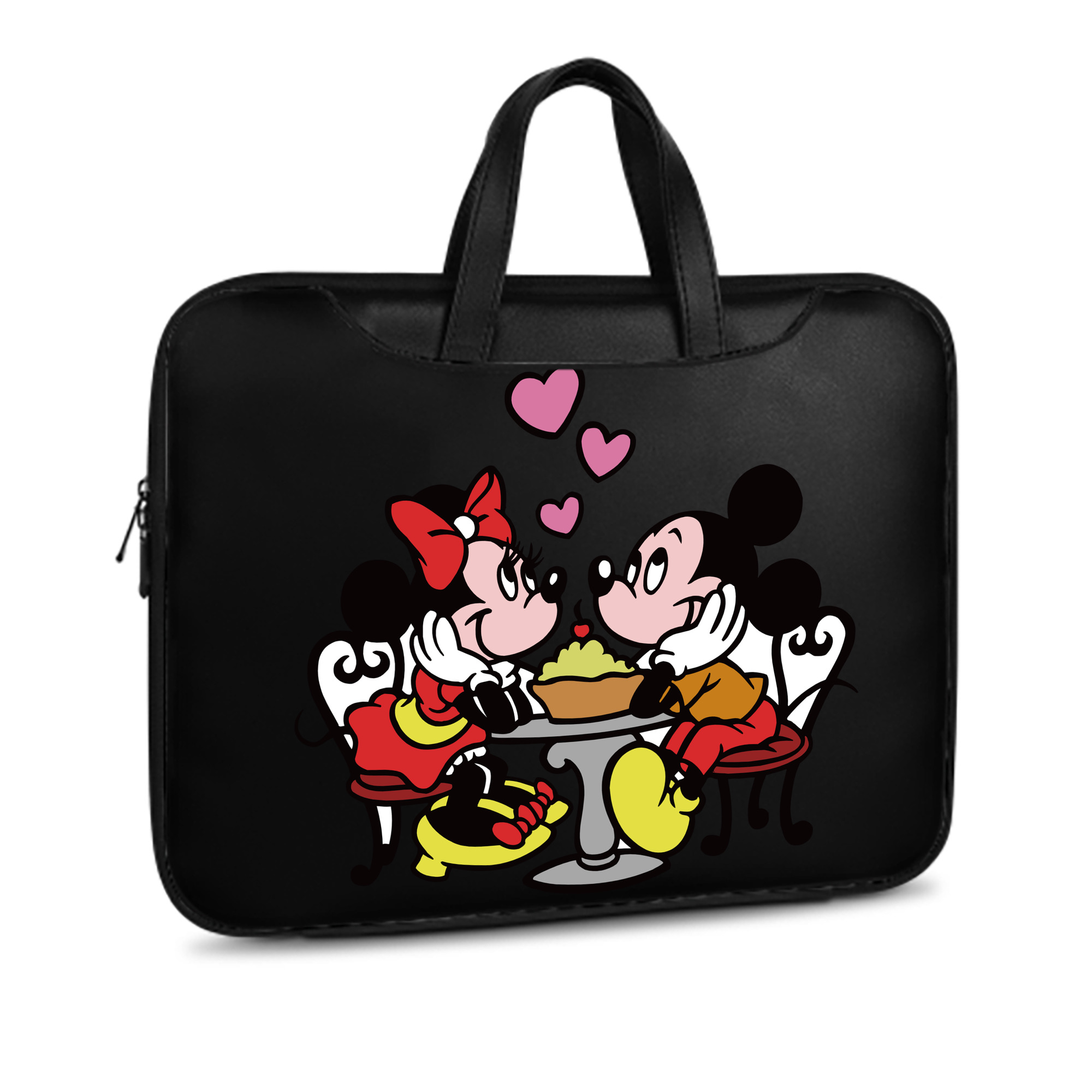 （画像用） ミッキーマウス Mickey Mouse レザーラップトップバッグ　ノートパソコンケース
