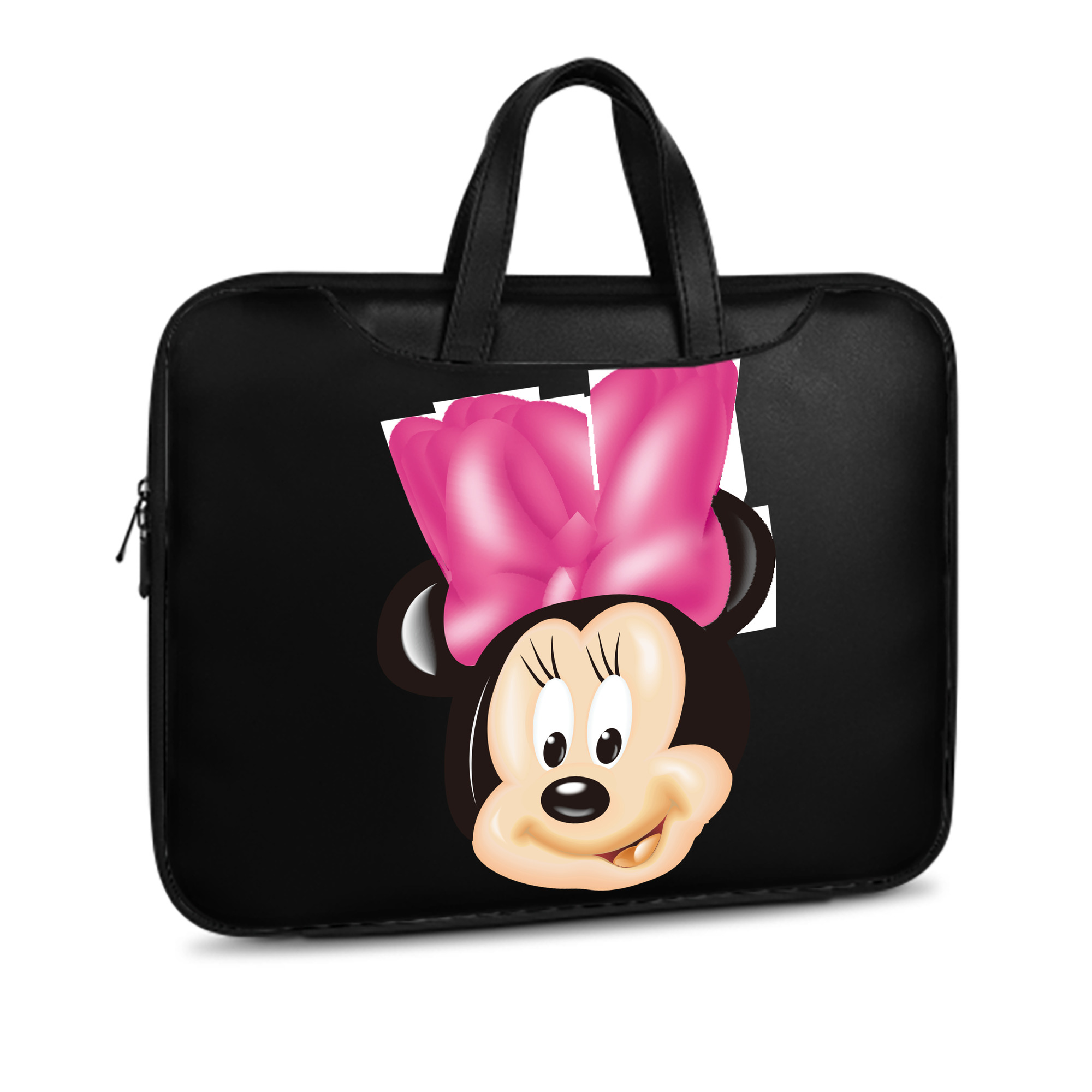 （画像用） ミッキーマウス Mickey Mouse レザーラップトップバッグ　ノートパソコンケース