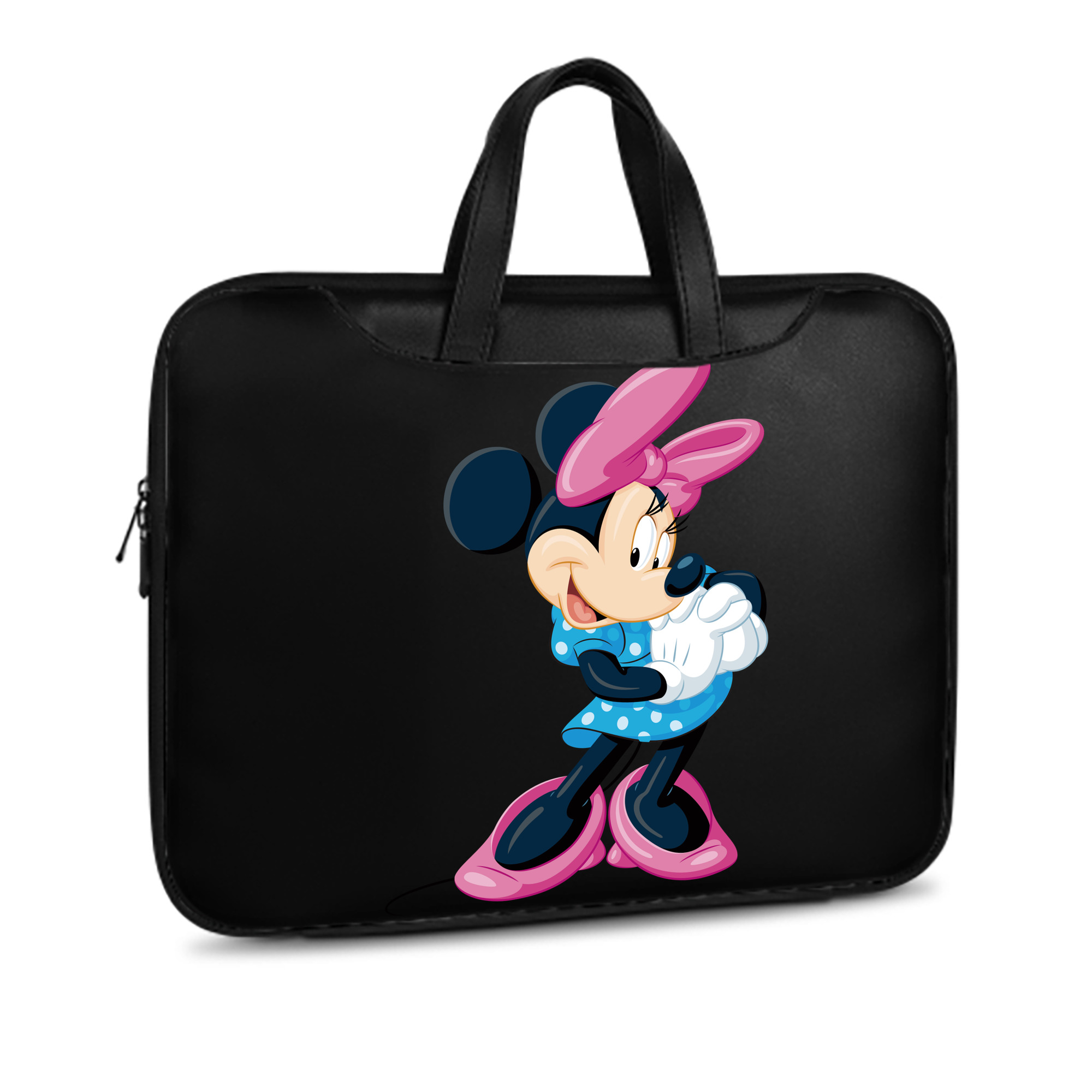 （画像用） ミッキーマウス Mickey Mouse レザーラップトップバッグ　ノートパソコンケース