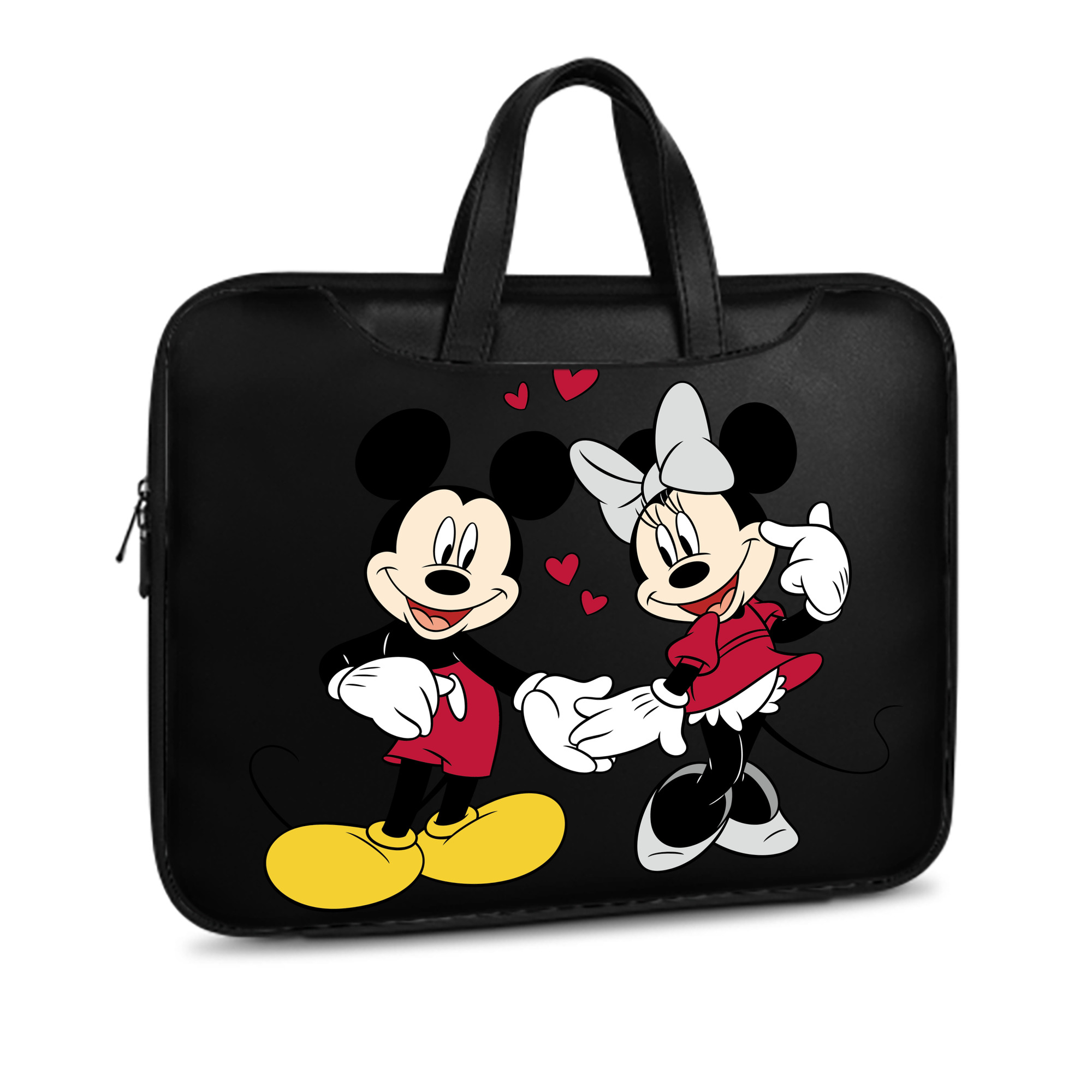 ミッキーマウス Mickey Mouse レザーラップトップバッグ　ノートパソコンケース