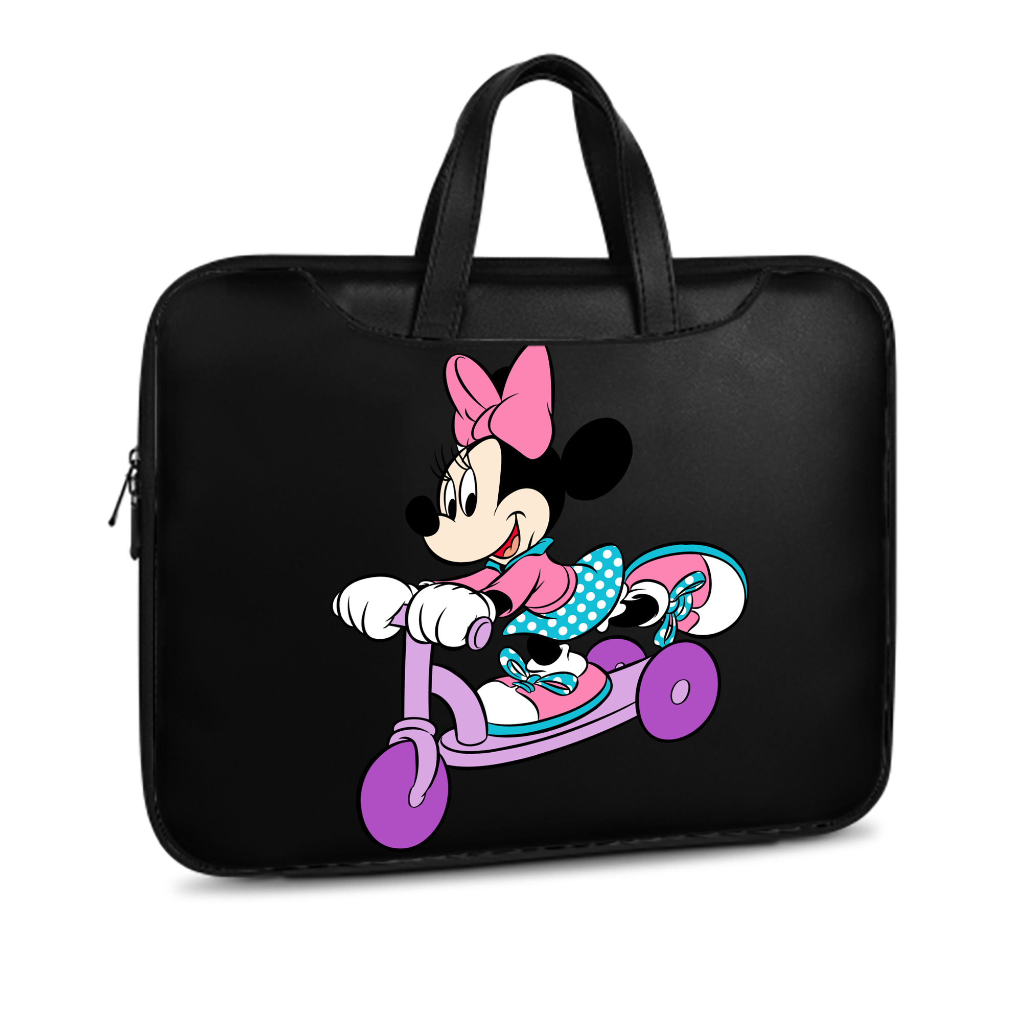 （画像用） ミッキーマウス Mickey Mouse レザーラップトップバッグ　ノートパソコンケース