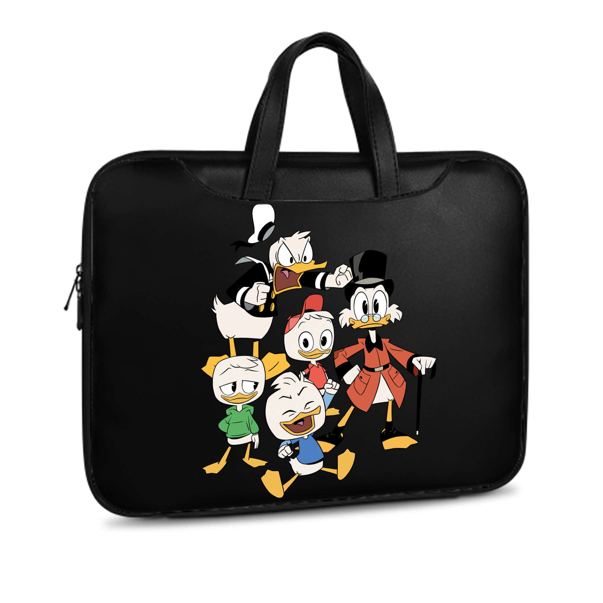 （画像用） ミッキーマウス Mickey Mouse レザーラップトップバッグ　ノートパソコンケース