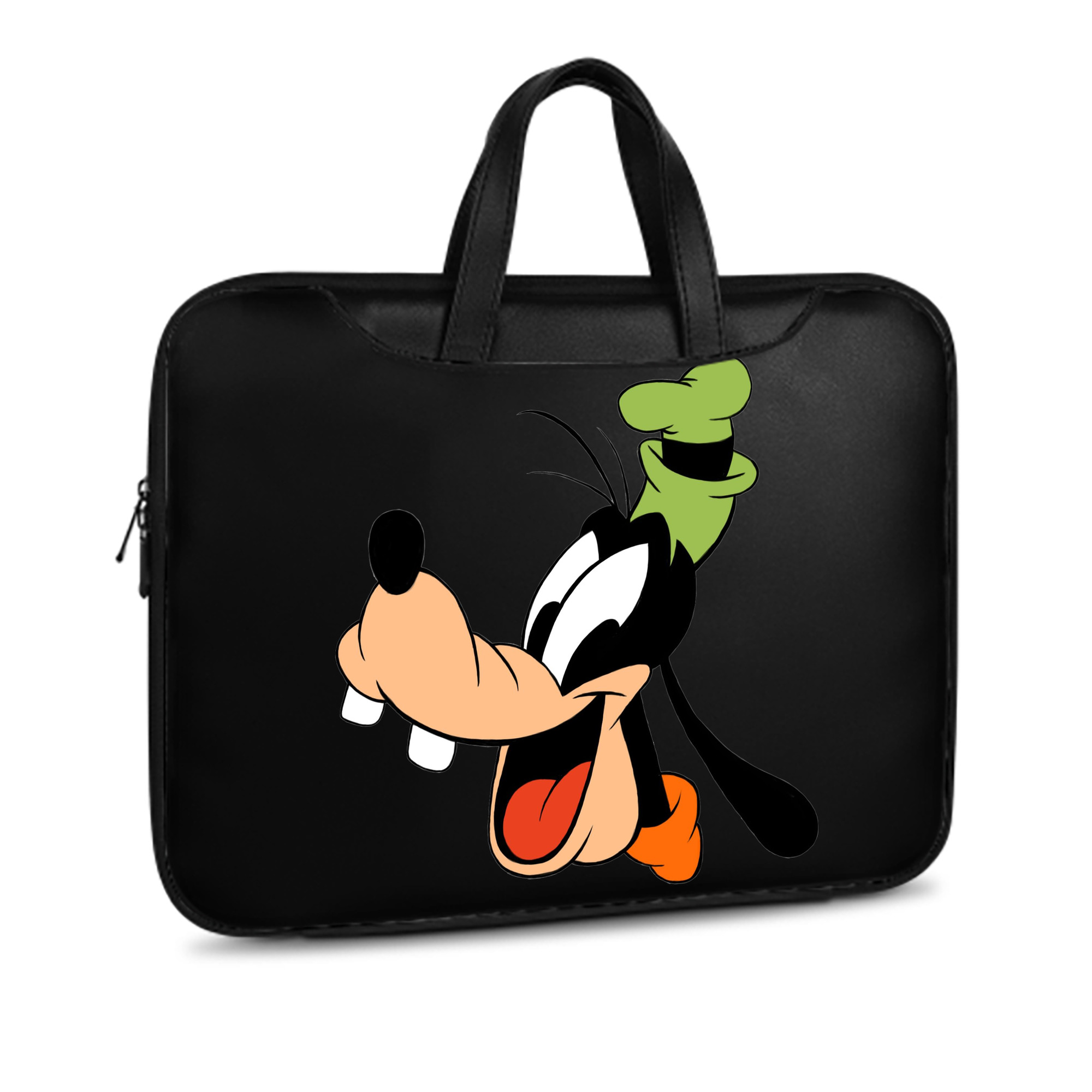 （画像用） ミッキーマウス Mickey Mouse レザーラップトップバッグ　ノートパソコンケース