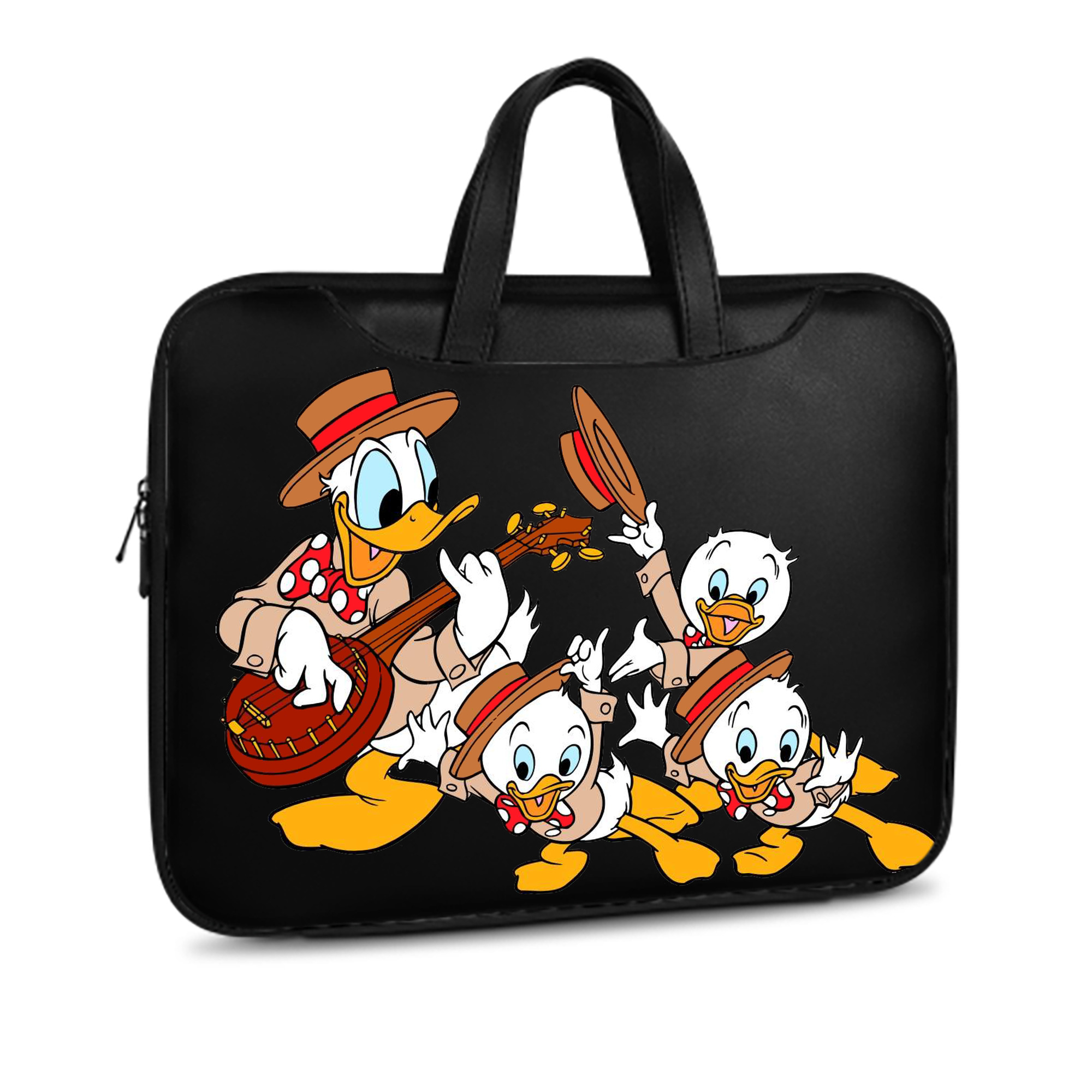 （画像用） ミッキーマウス Mickey Mouse レザーラップトップバッグ　ノートパソコンケース