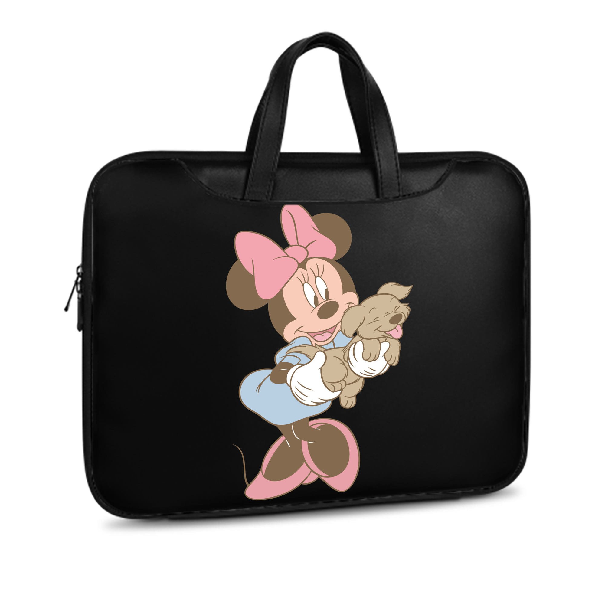 （画像用） ミッキーマウス Mickey Mouse レザーラップトップバッグ　ノートパソコンケース