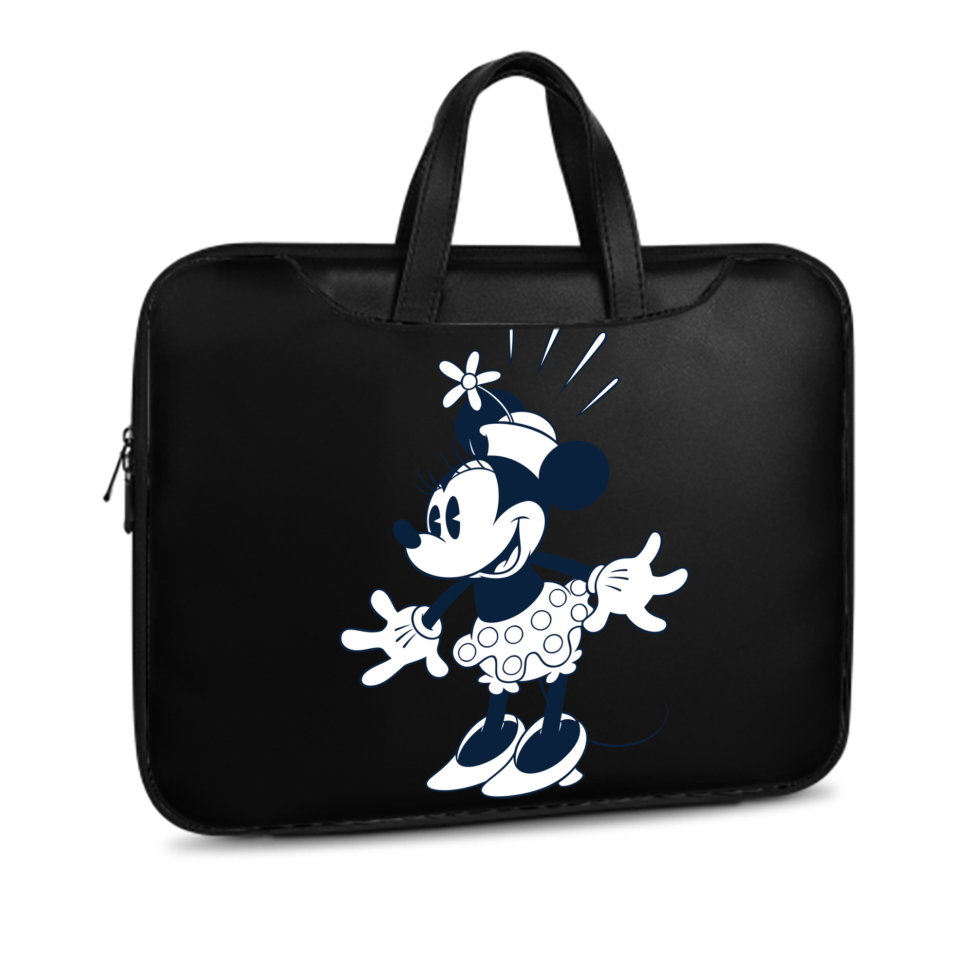 （画像用） ミッキーマウス Mickey Mouse レザーラップトップバッグ　ノートパソコンケース