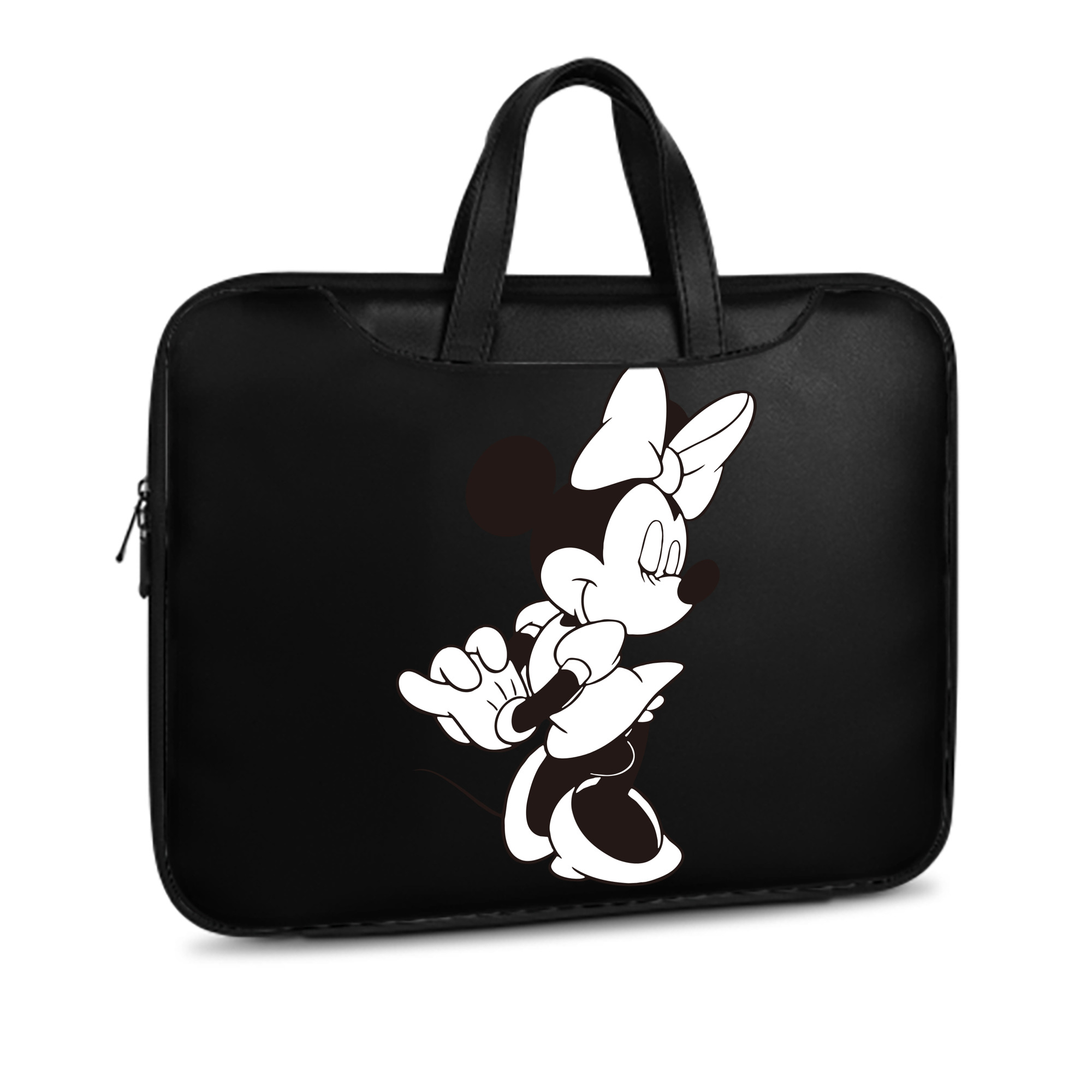 ミッキーマウス Mickey Mouse レザーラップトップバッグ　ノートパソコンケース