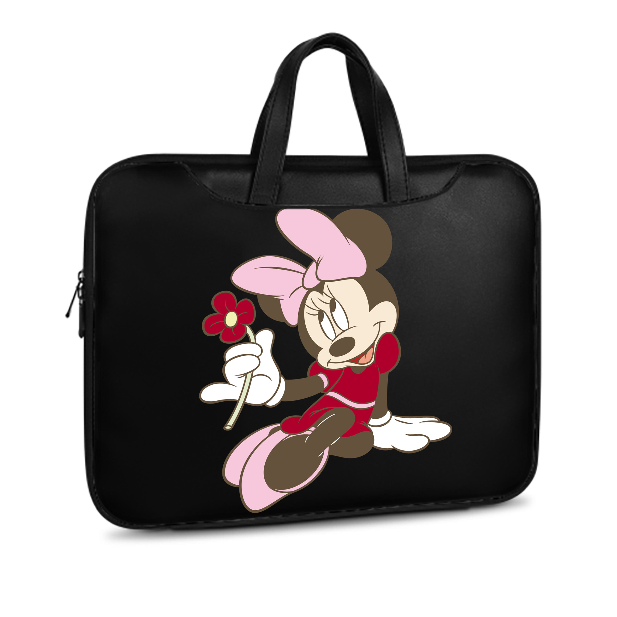 （画像用） ミッキーマウス Mickey Mouse レザーラップトップバッグ　ノートパソコンケース