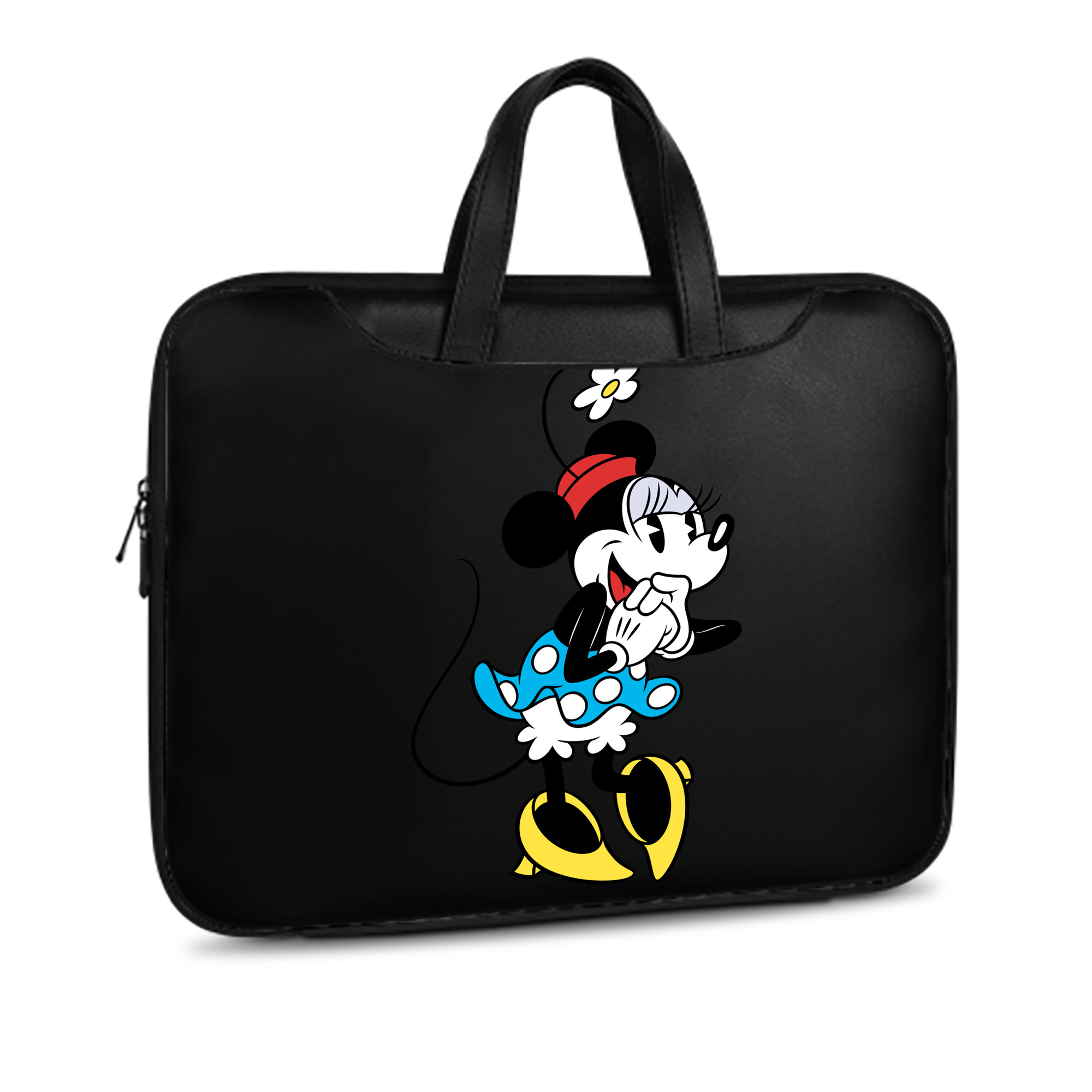 ミッキーマウス Mickey Mouse レザーラップトップバッグ　ノートパソコンケース
