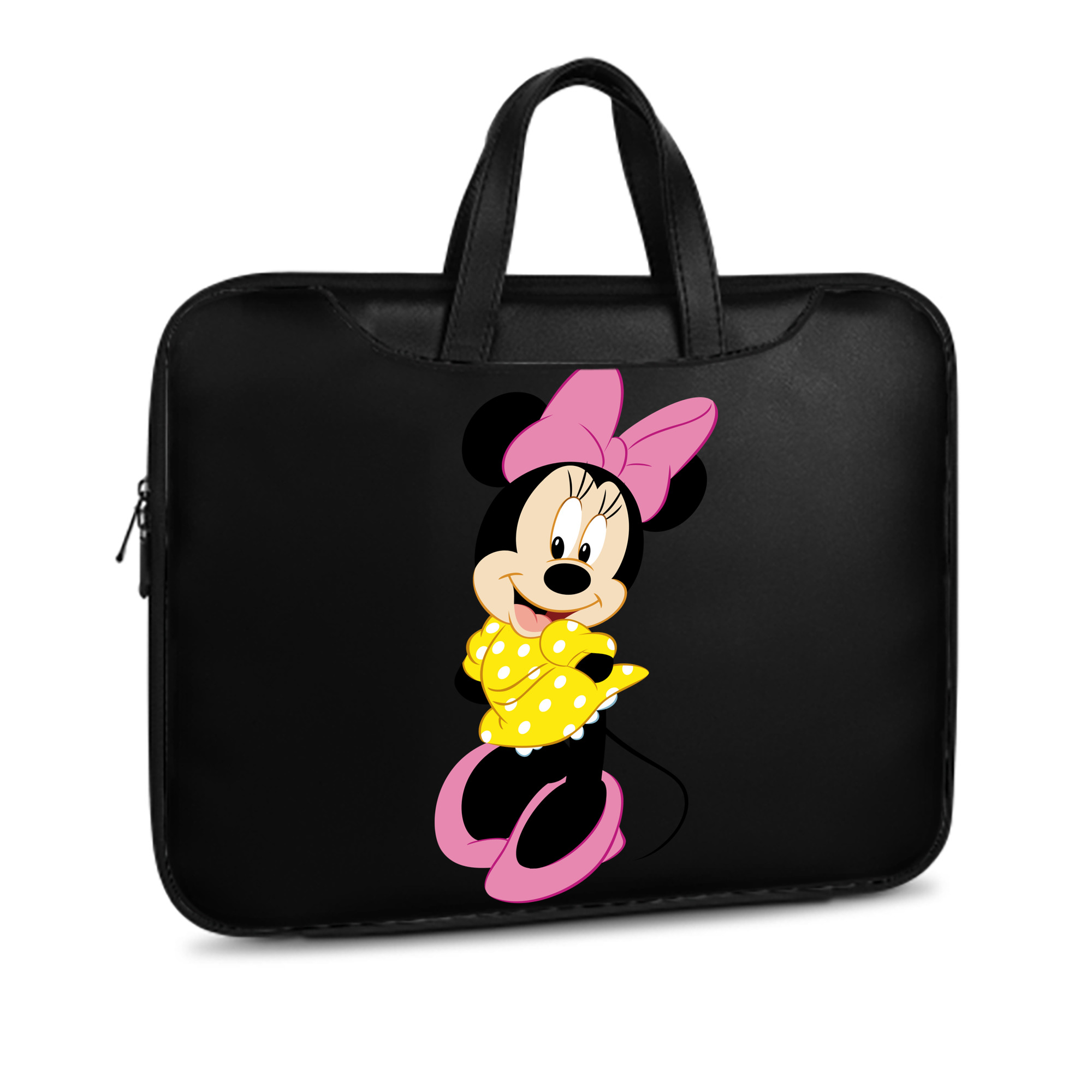ミッキーマウス Mickey Mouse レザーラップトップバッグ　ノートパソコンケース