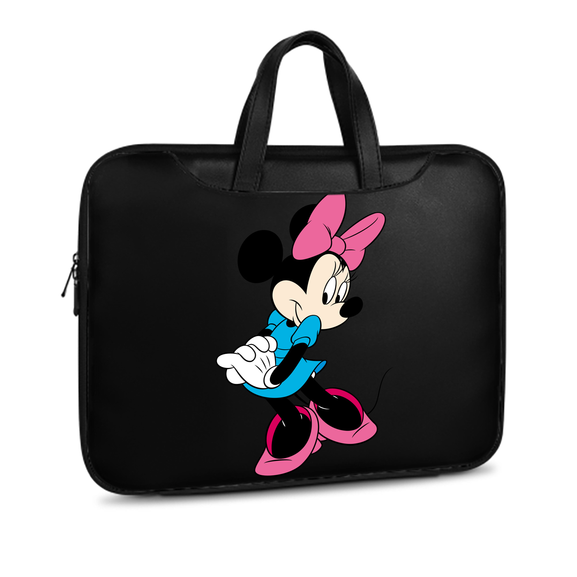 ミッキーマウス Mickey Mouse レザーラップトップバッグ　ノートパソコンケース