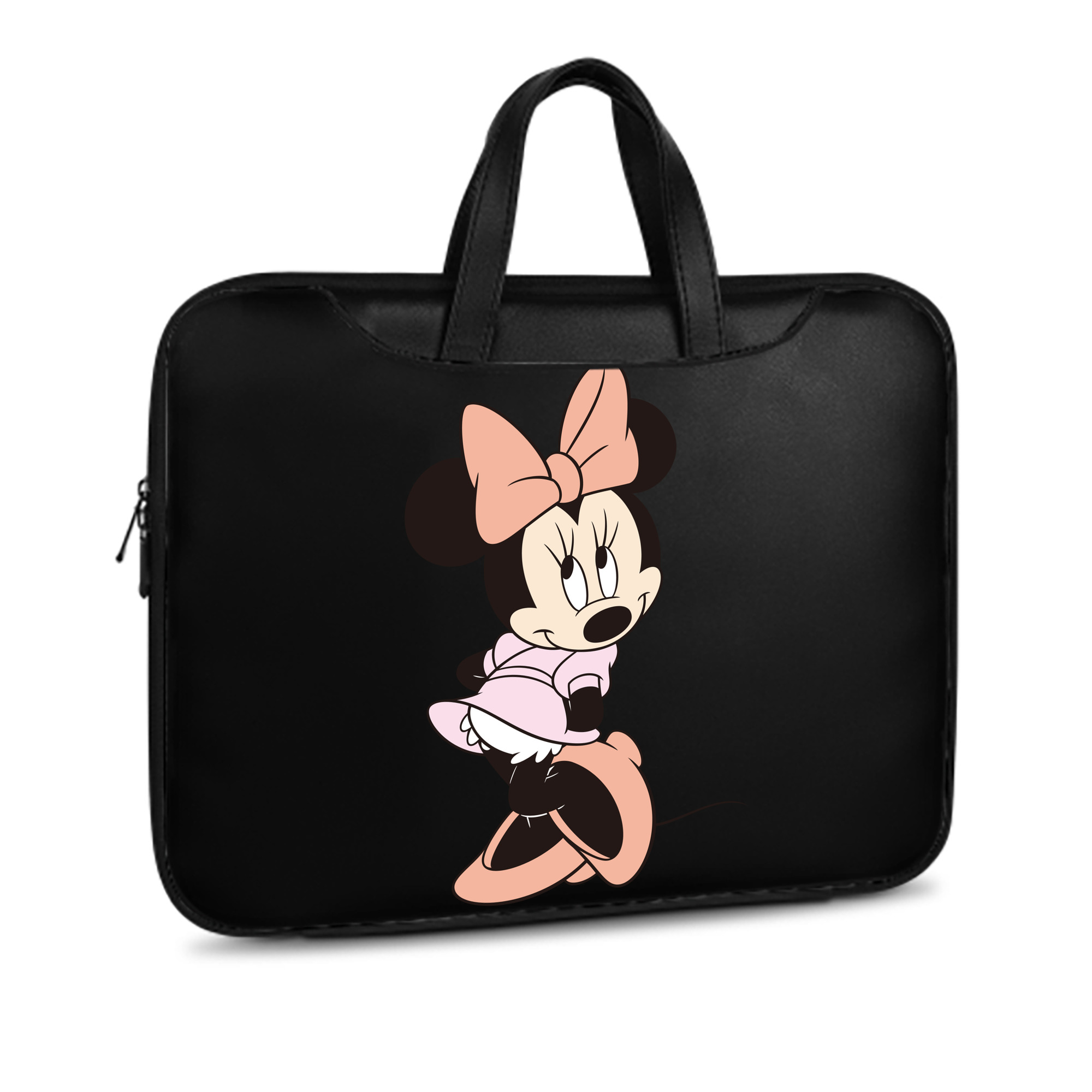 ミッキーマウス Mickey Mouse レザーラップトップバッグ　ノートパソコンケース