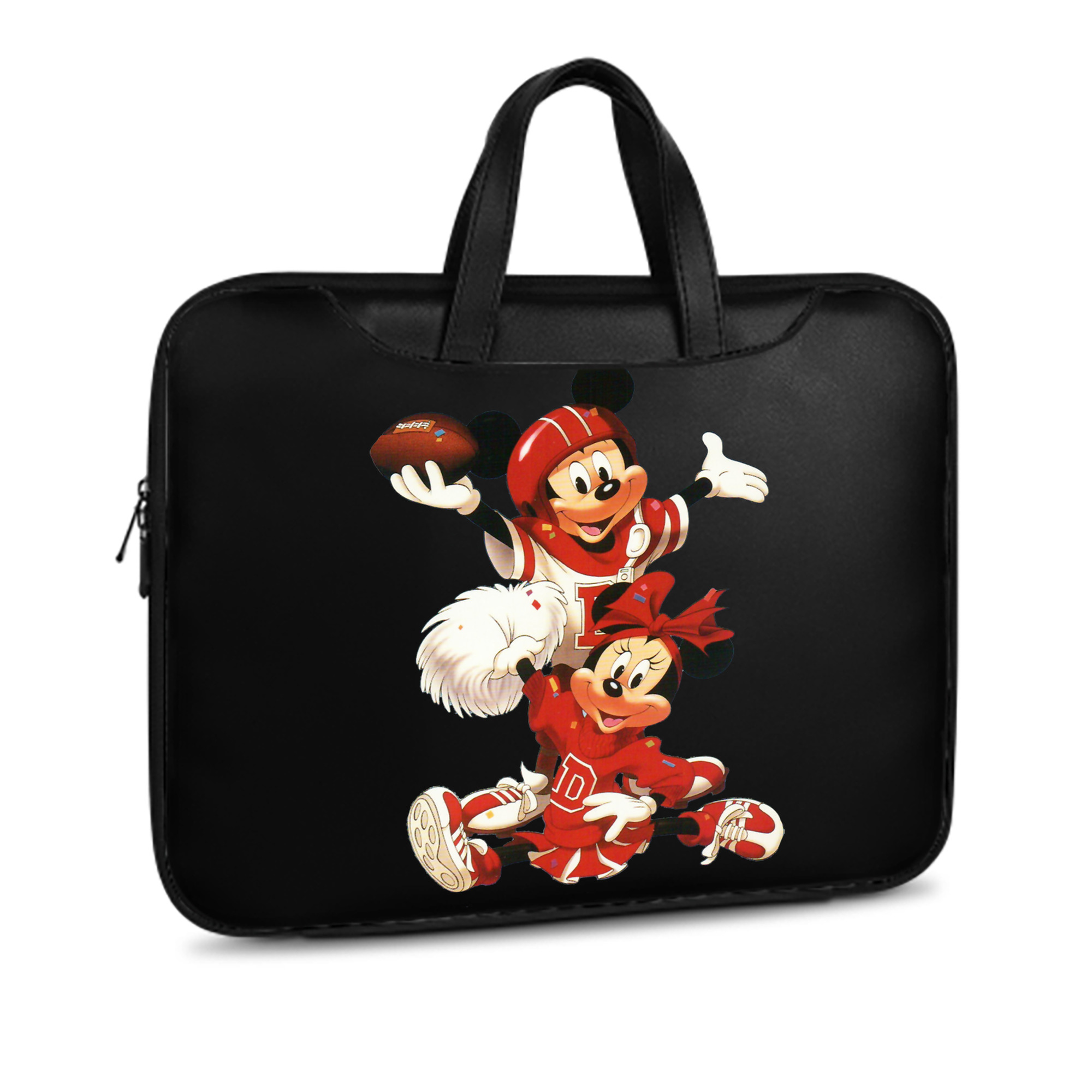 （画像用） ミッキーマウス Mickey Mouse レザーラップトップバッグ　ノートパソコンケース