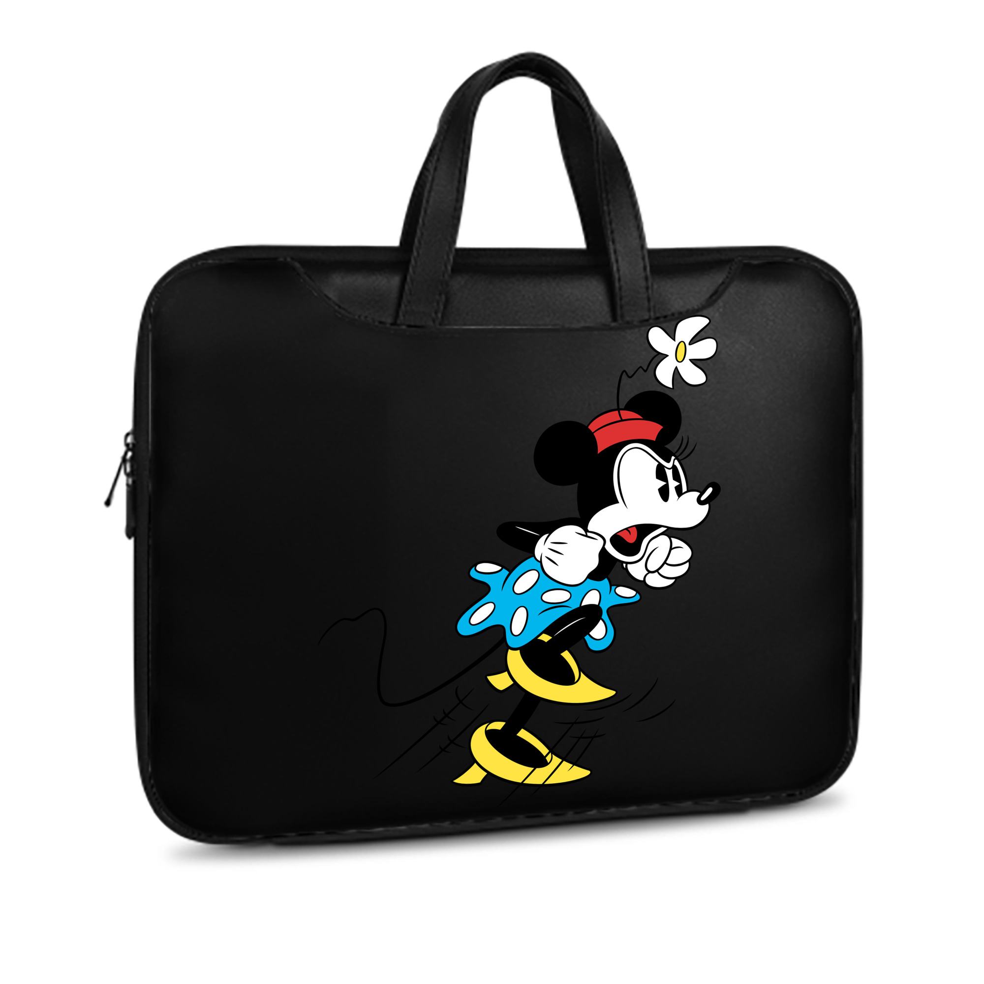 ミッキーマウス Mickey Mouse レザーラップトップバッグ　ノートパソコンケース