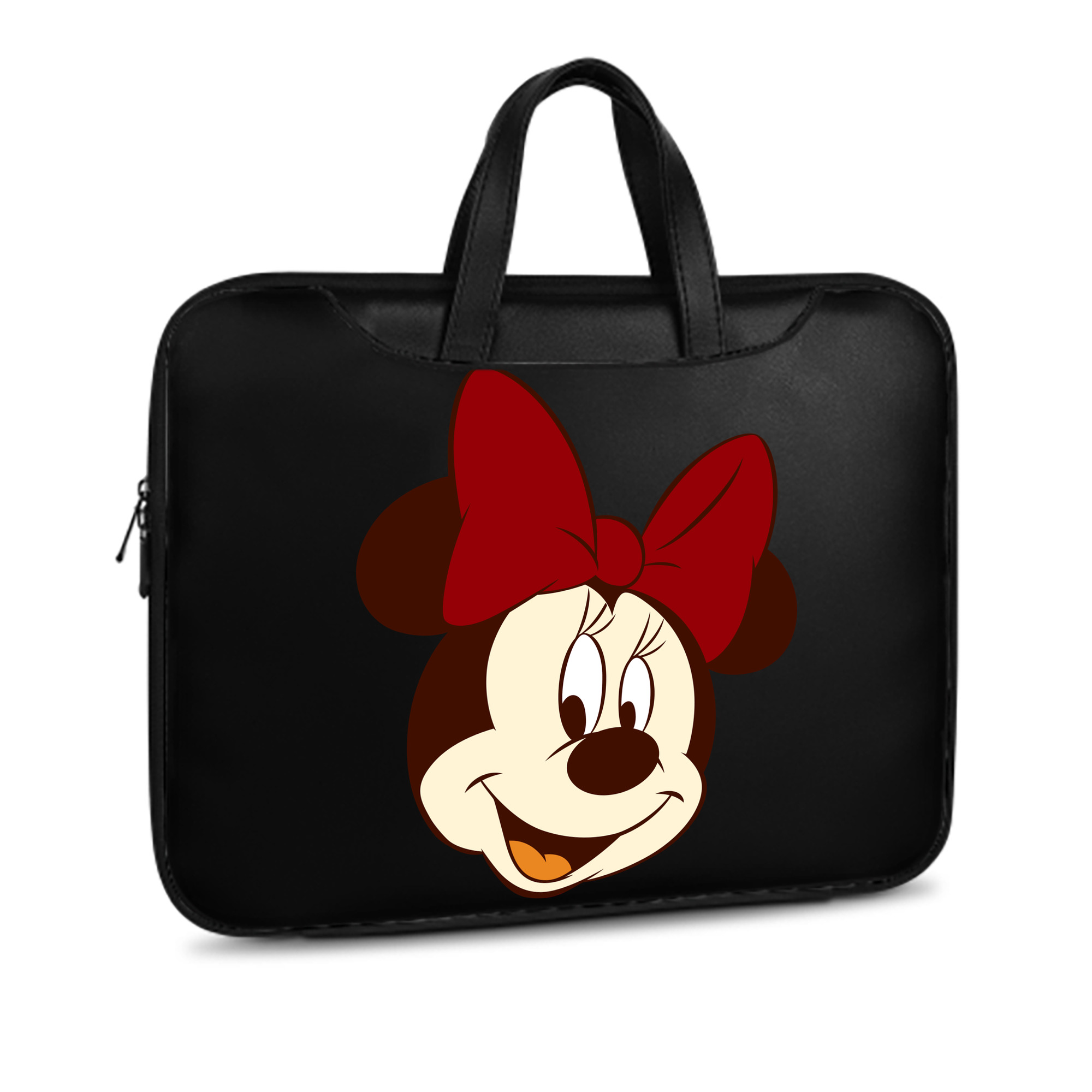 ミッキーマウス Mickey Mouse レザーラップトップバッグ　ノートパソコンケース