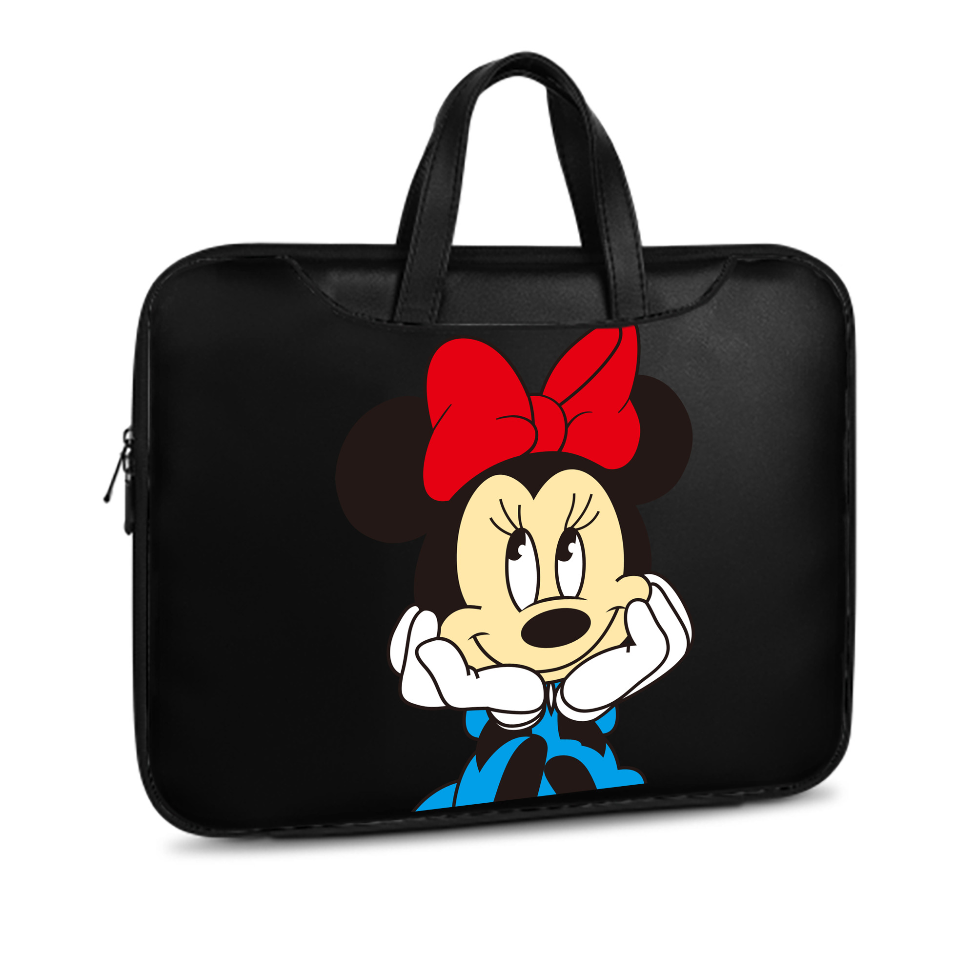 （画像用） ミッキーマウス Mickey Mouse レザーラップトップバッグ　ノートパソコンケース