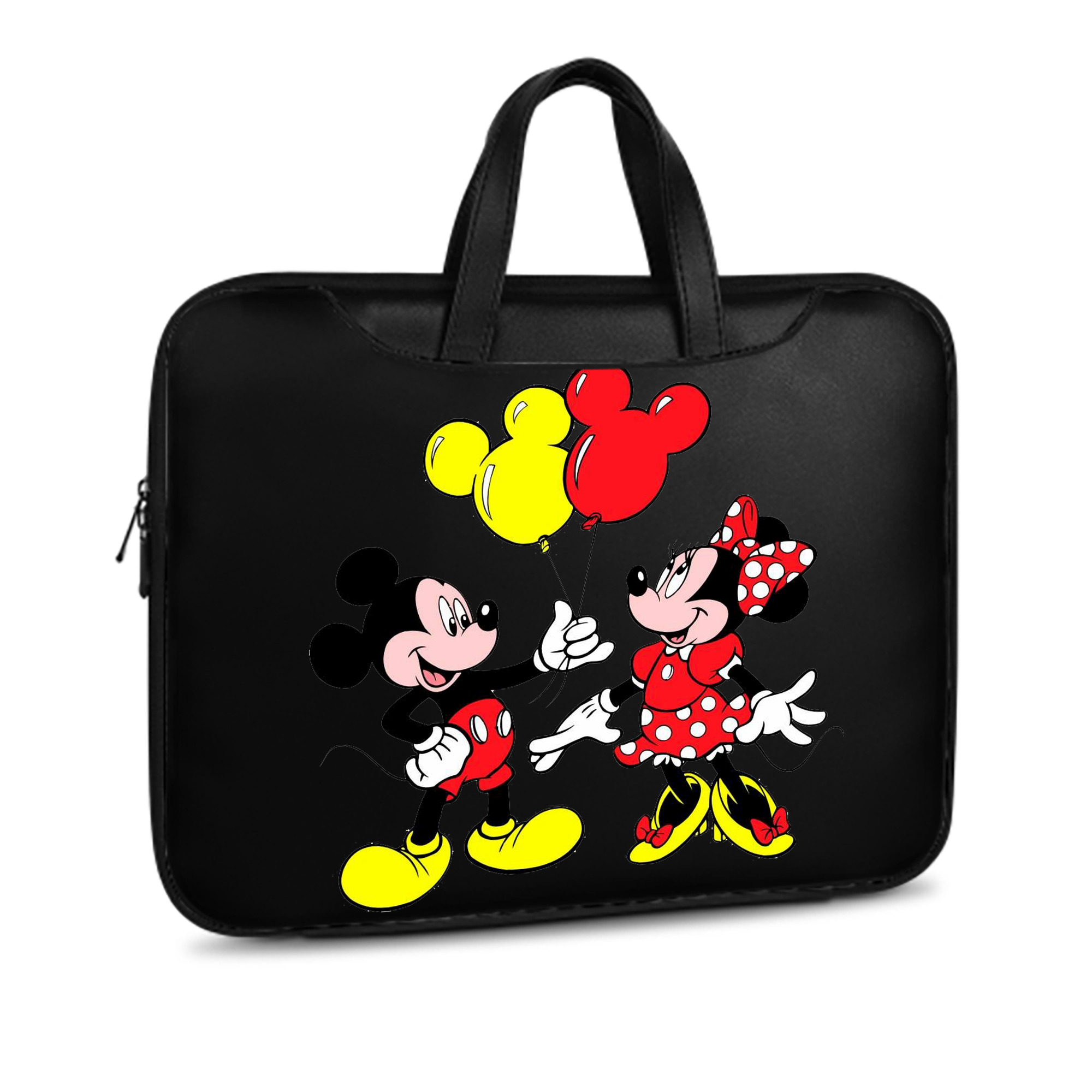 ミッキーマウス Mickey Mouse レザーラップトップバッグ　ノートパソコンケース