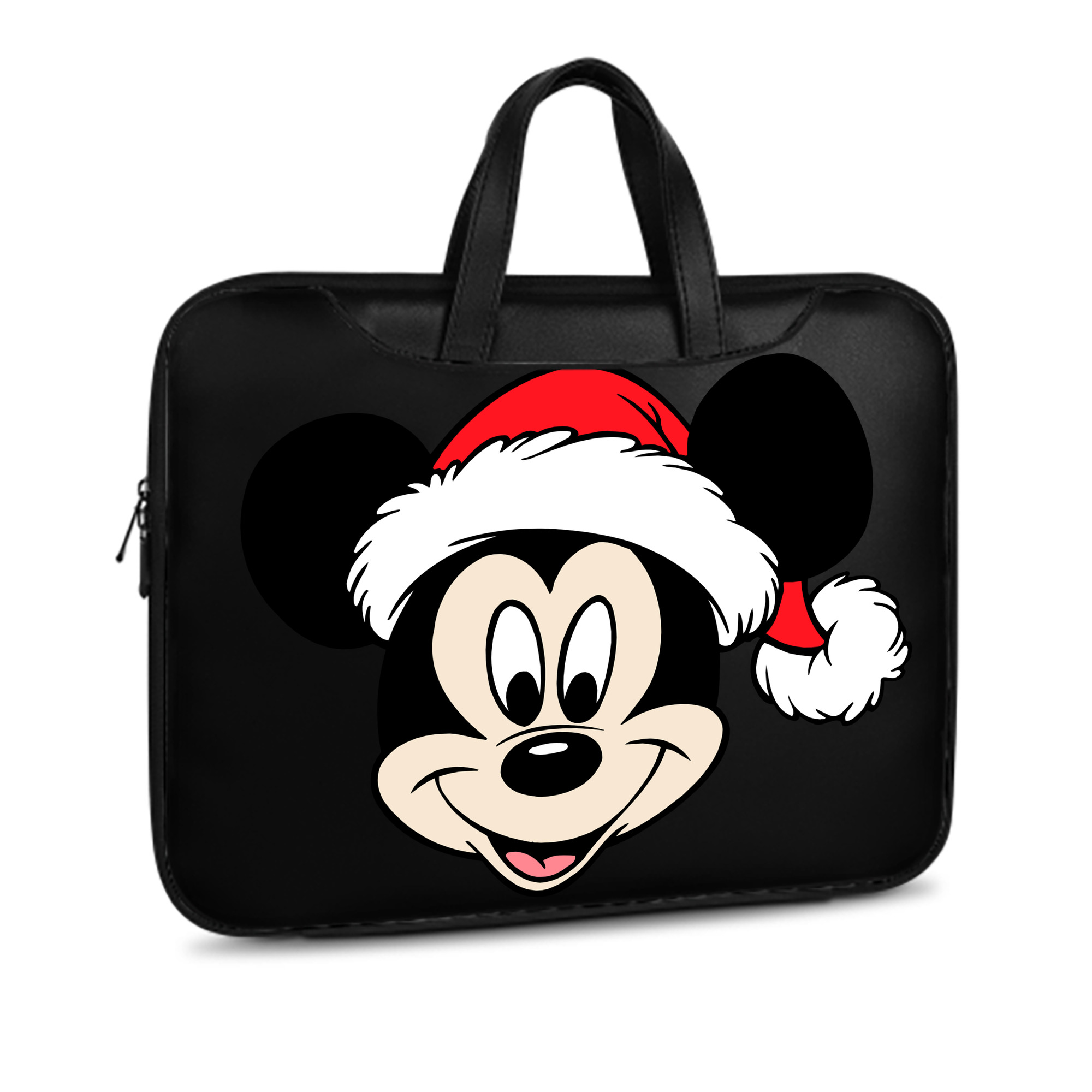 ミッキーマウス Mickey Mouse レザーラップトップバッグ　ノートパソコンケース