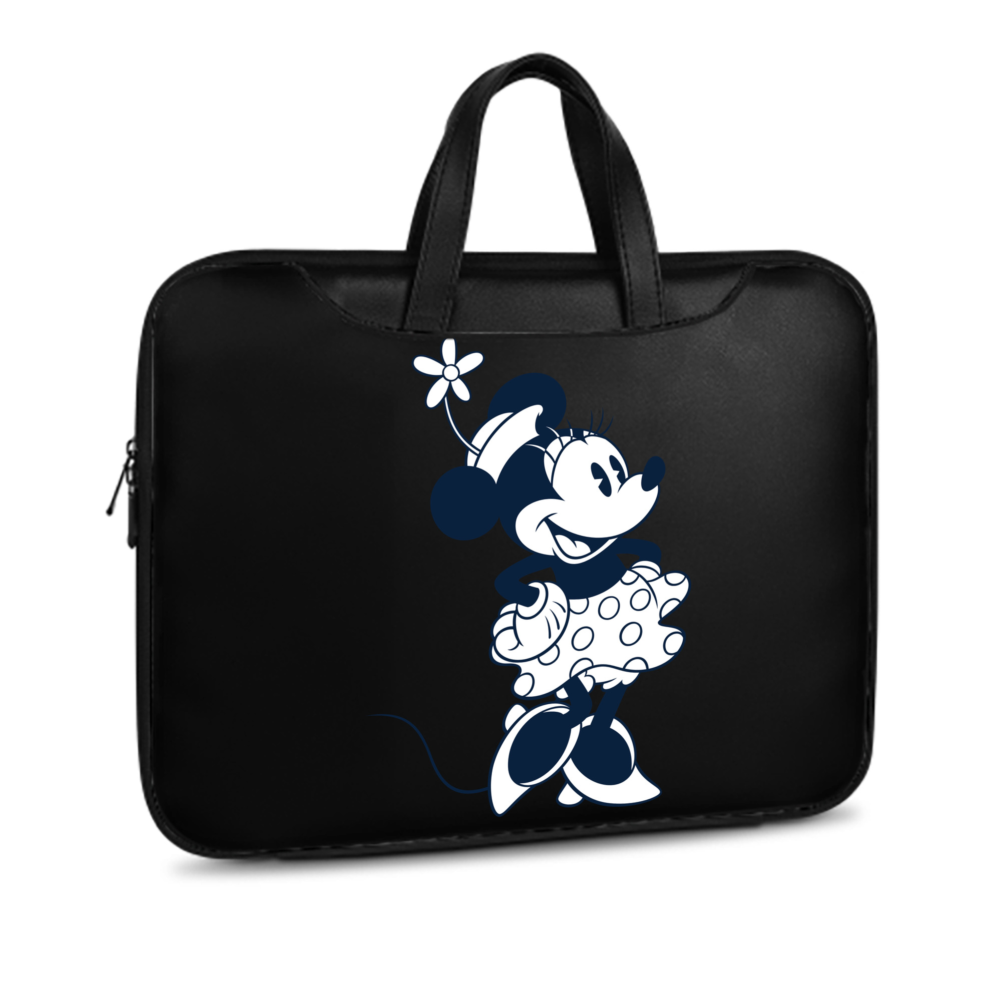 （画像用） ミッキーマウス Mickey Mouse レザーラップトップバッグ　ノートパソコンケース