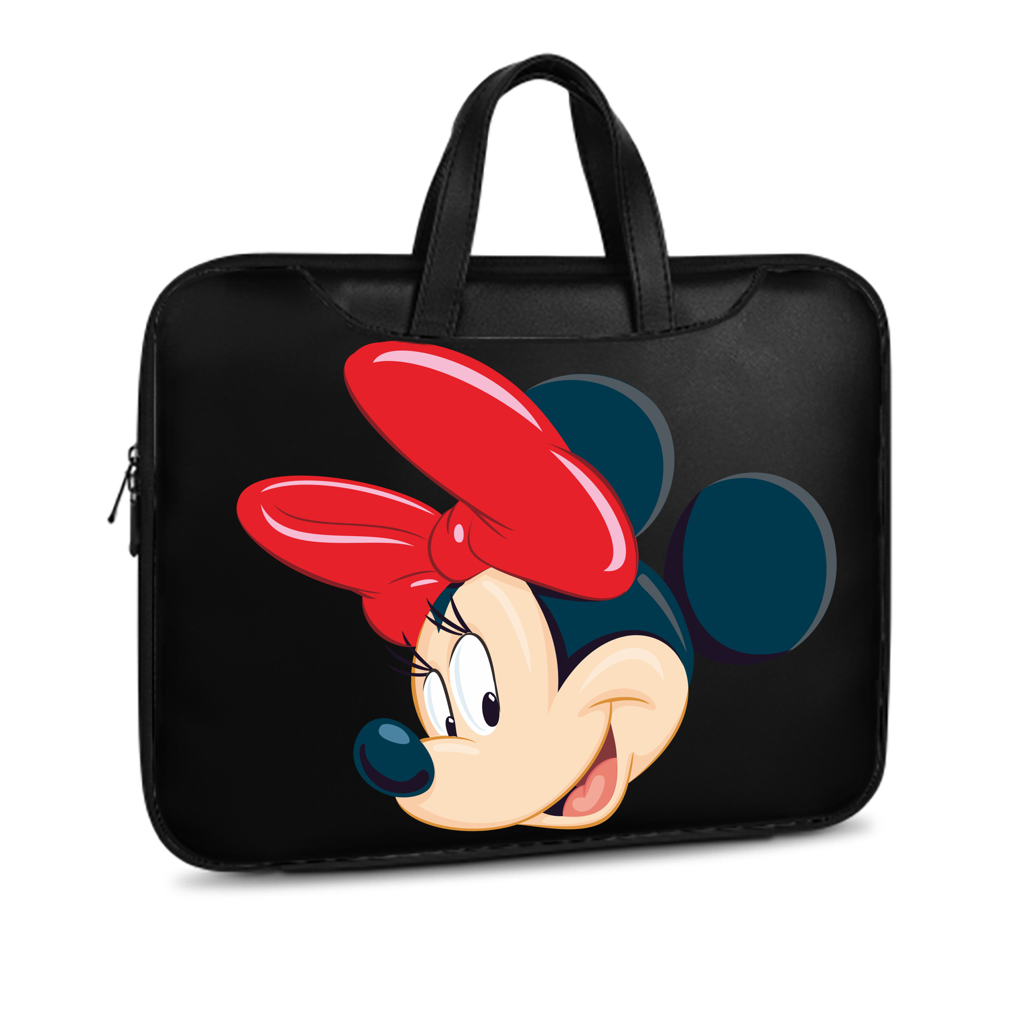 （画像用） ミッキーマウス Mickey Mouse レザーラップトップバッグ　ノートパソコンケース