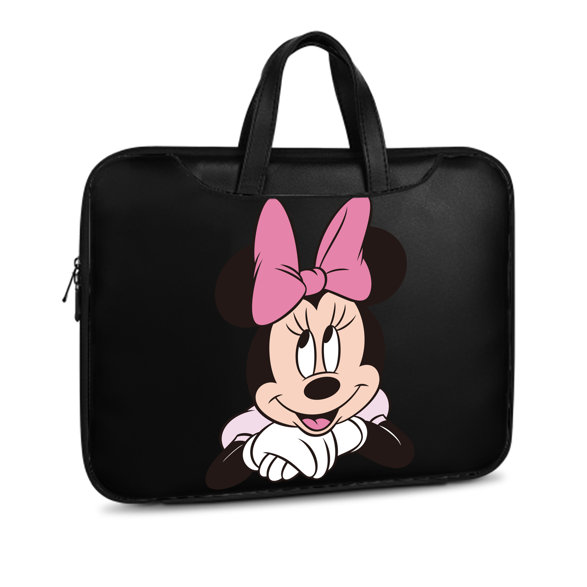 （画像用） ミッキーマウス Mickey Mouse レザーラップトップバッグ　ノートパソコンケース
