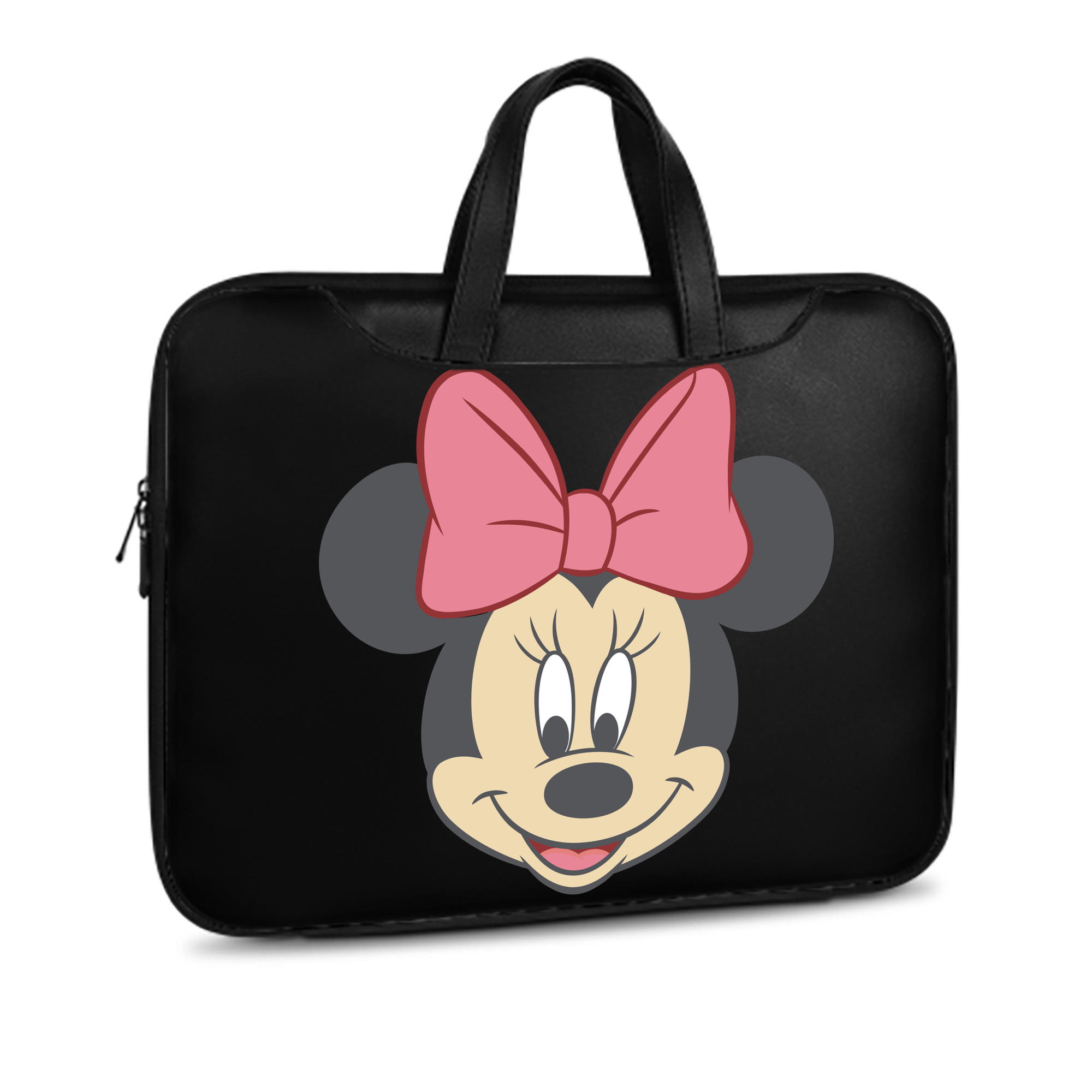 （画像用） ミッキーマウス Mickey Mouse レザーラップトップバッグ　ノートパソコンケース