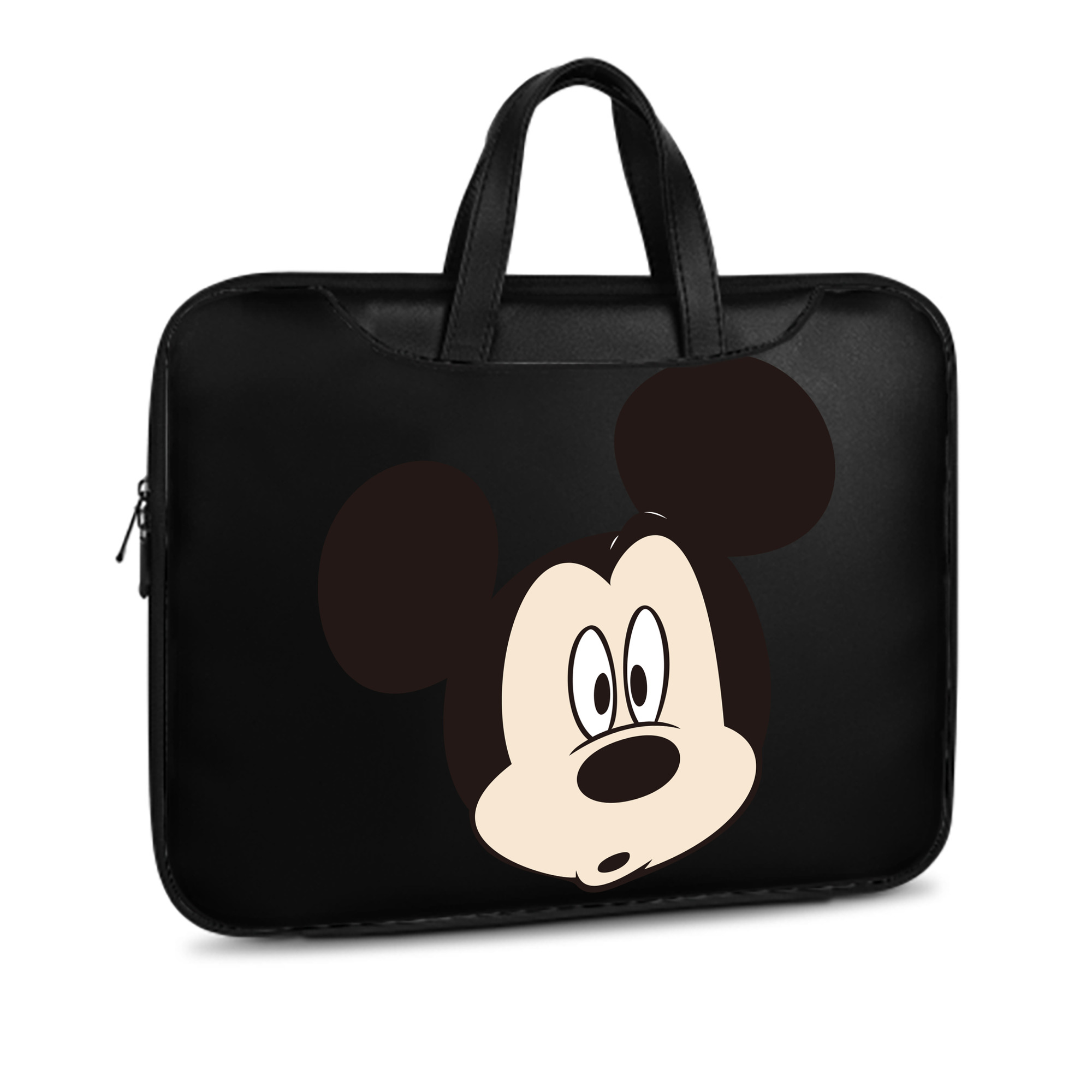ミッキーマウス Mickey Mouse レザーラップトップバッグ　ノートパソコンケース