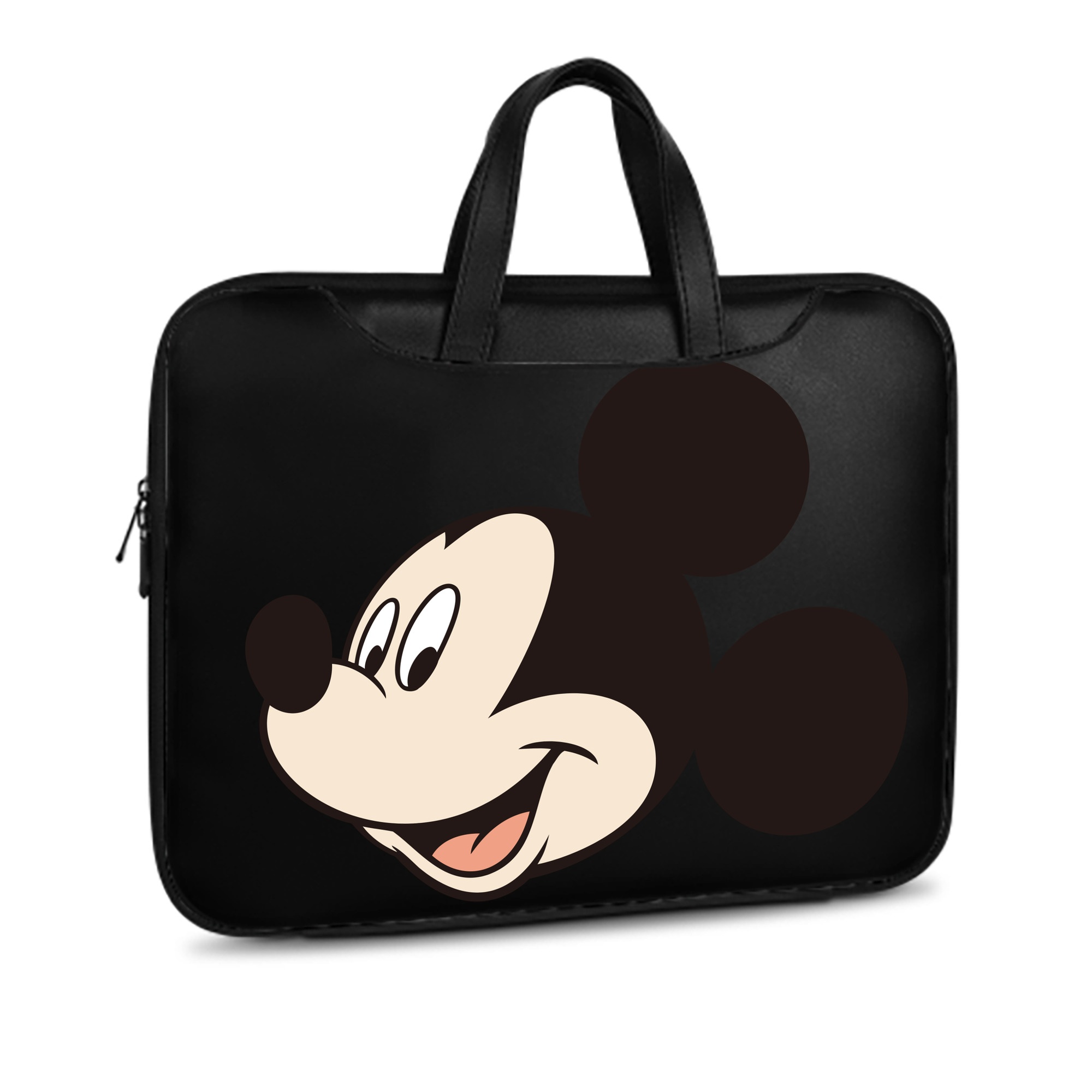ミッキーマウス Mickey Mouse レザーラップトップバッグ　ノートパソコンケース